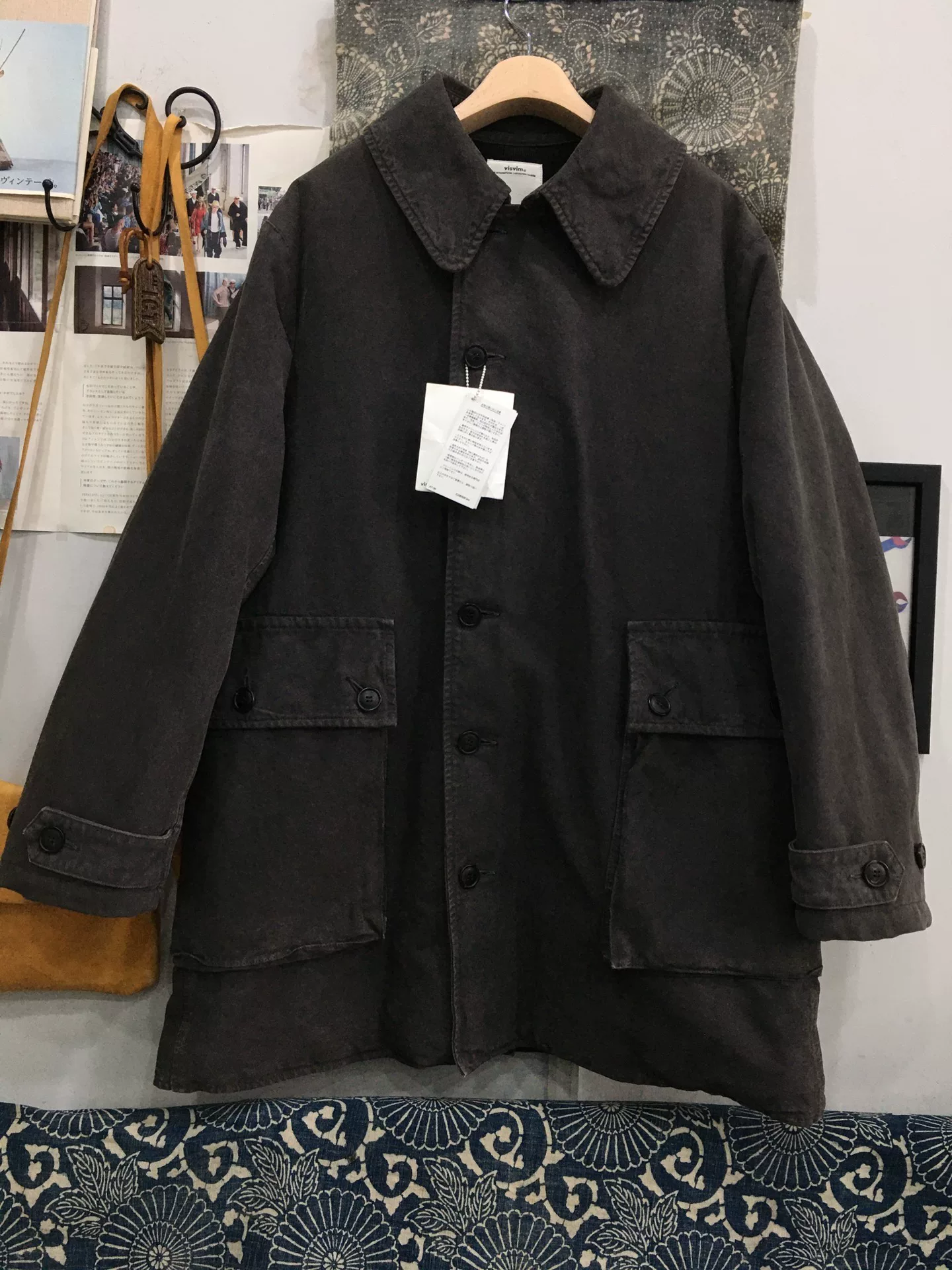VISVIM 22AW WINFIELD SHEARLING COAT