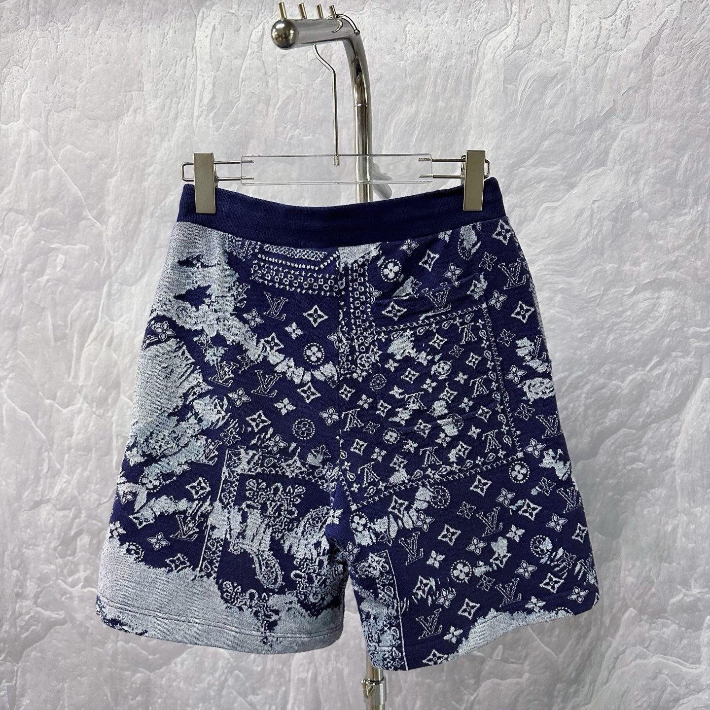 Louis Vuitton Bandana Knit Shorts XS — back