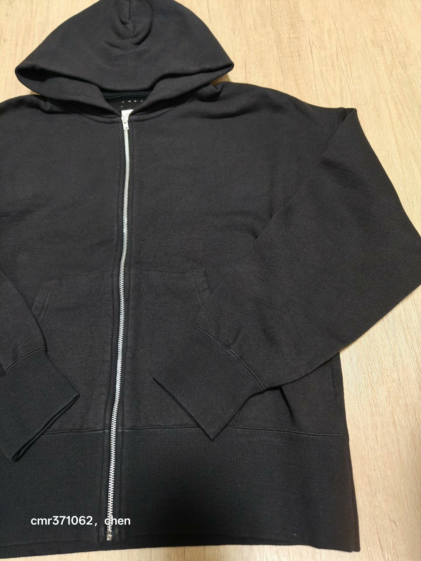 visvim 26ss Court Hoodie F.Z — detail