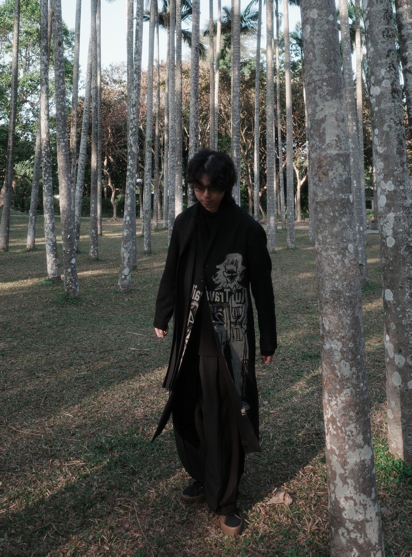 Yohji Yamamoto 17AW Worker Scarf Coat — label