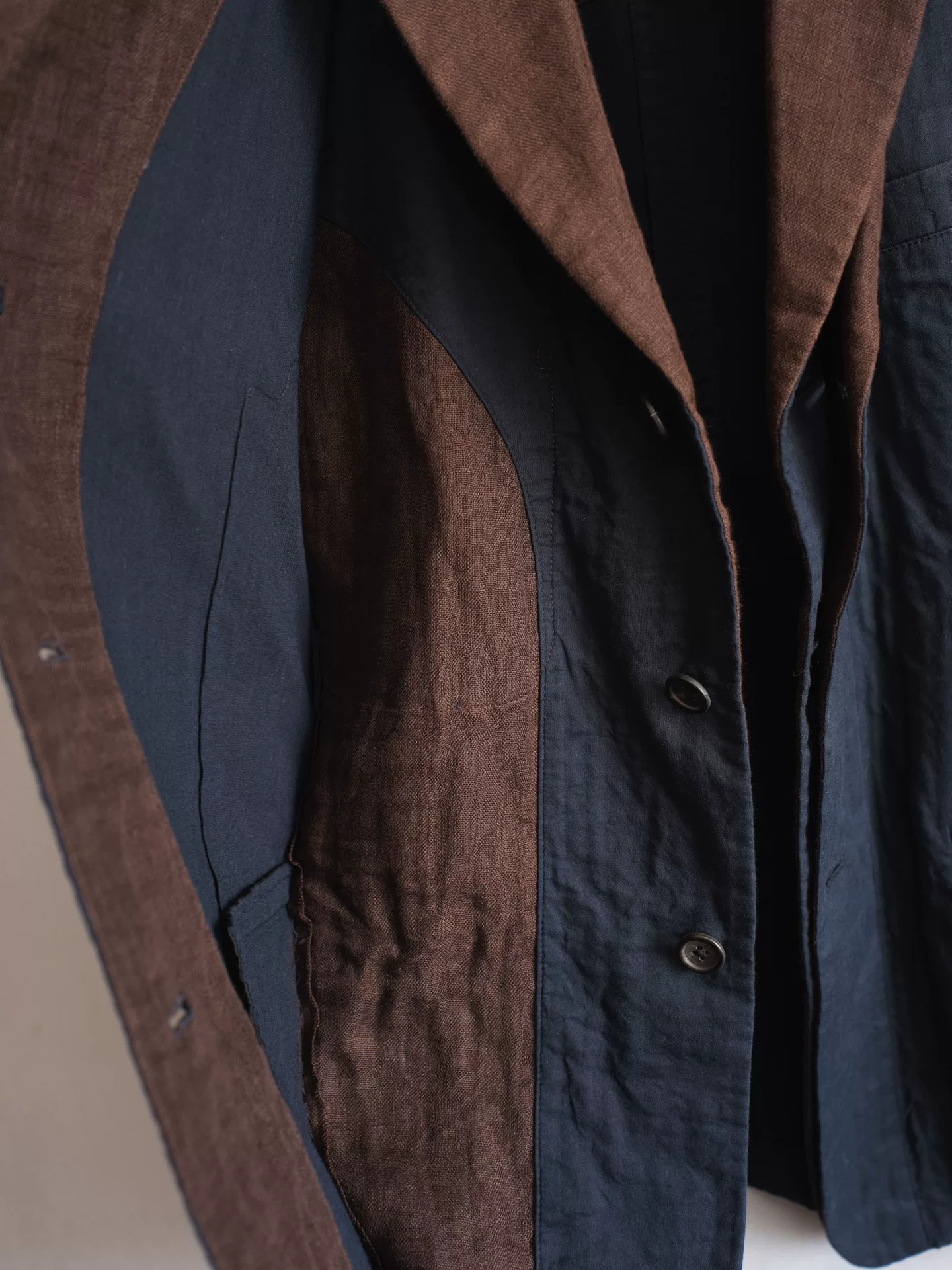 Yohji Yamamoto 01SS Double-Layer Jacket — label
