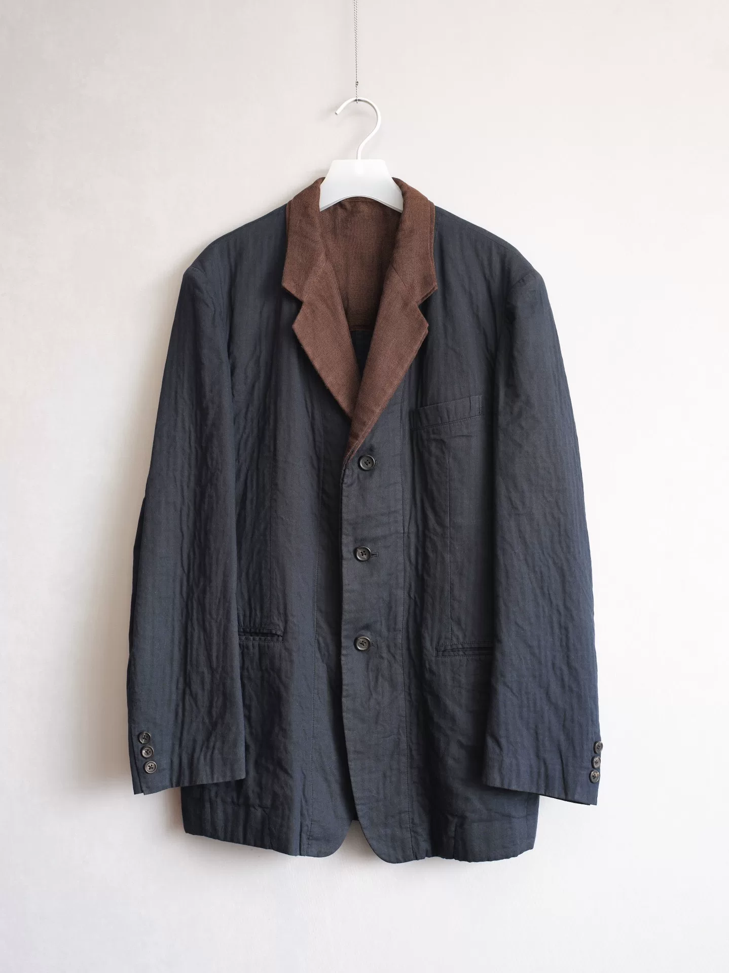 Yohji Yamamoto 01SS Double-Layer Jacket — front
