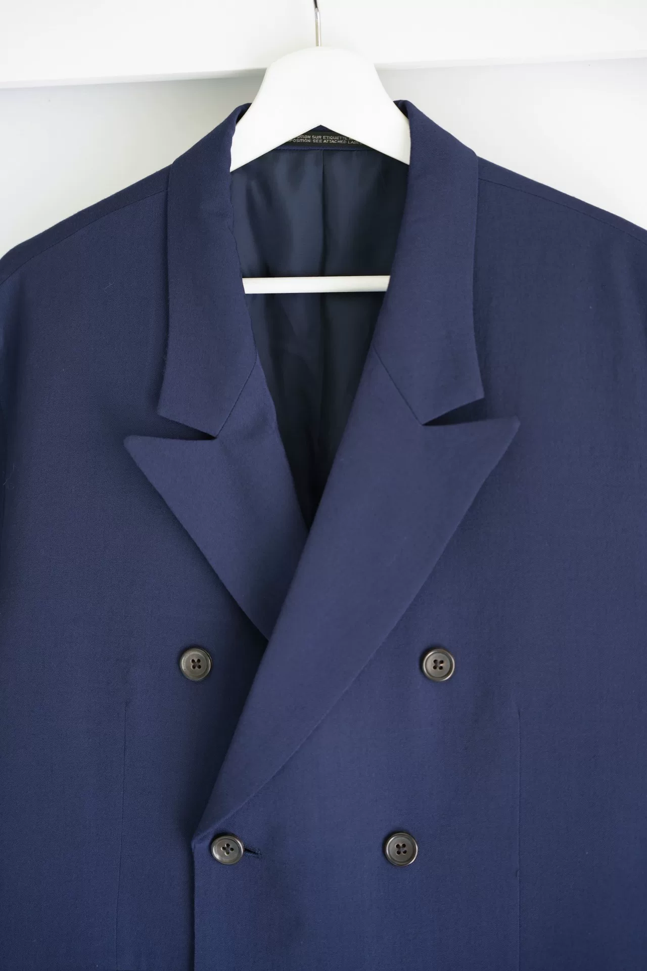 Yohji Yamamoto 93SS Double-Breasted Blazer — back