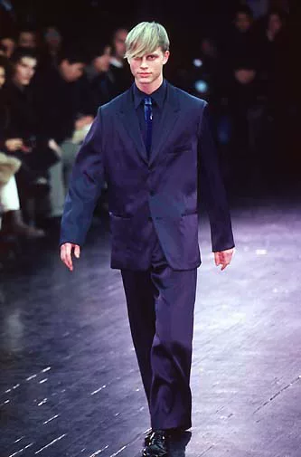 Yohji Yamamoto 97AW 3B Sheen Blazer — front