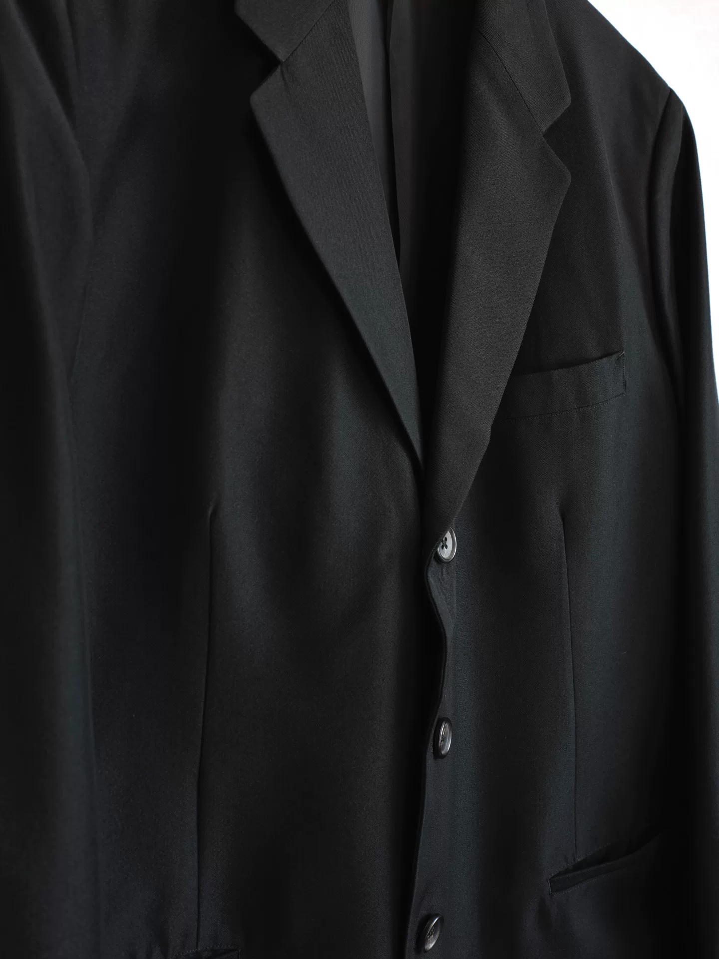 Yohji Yamamoto 97AW 3B Sheen Blazer — back