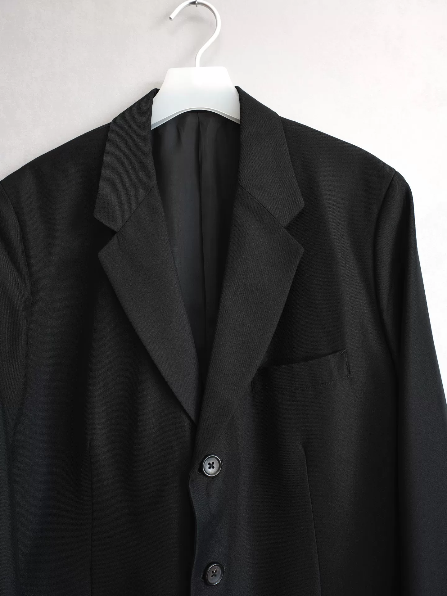 Yohji Yamamoto 97AW 3B Sheen Blazer — label