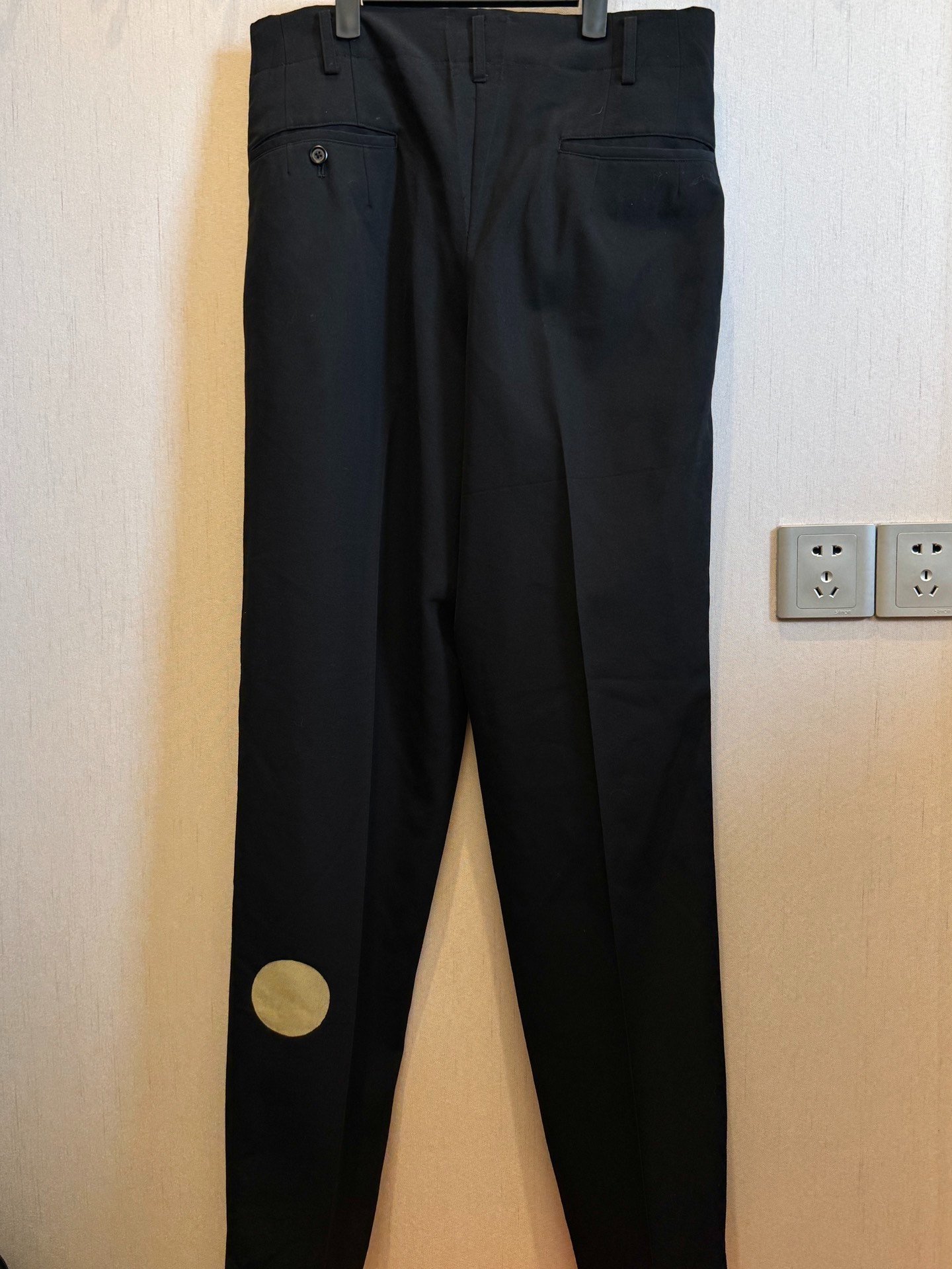 Yohji Yamamoto 96AW Discharge Moon Trousers — detail