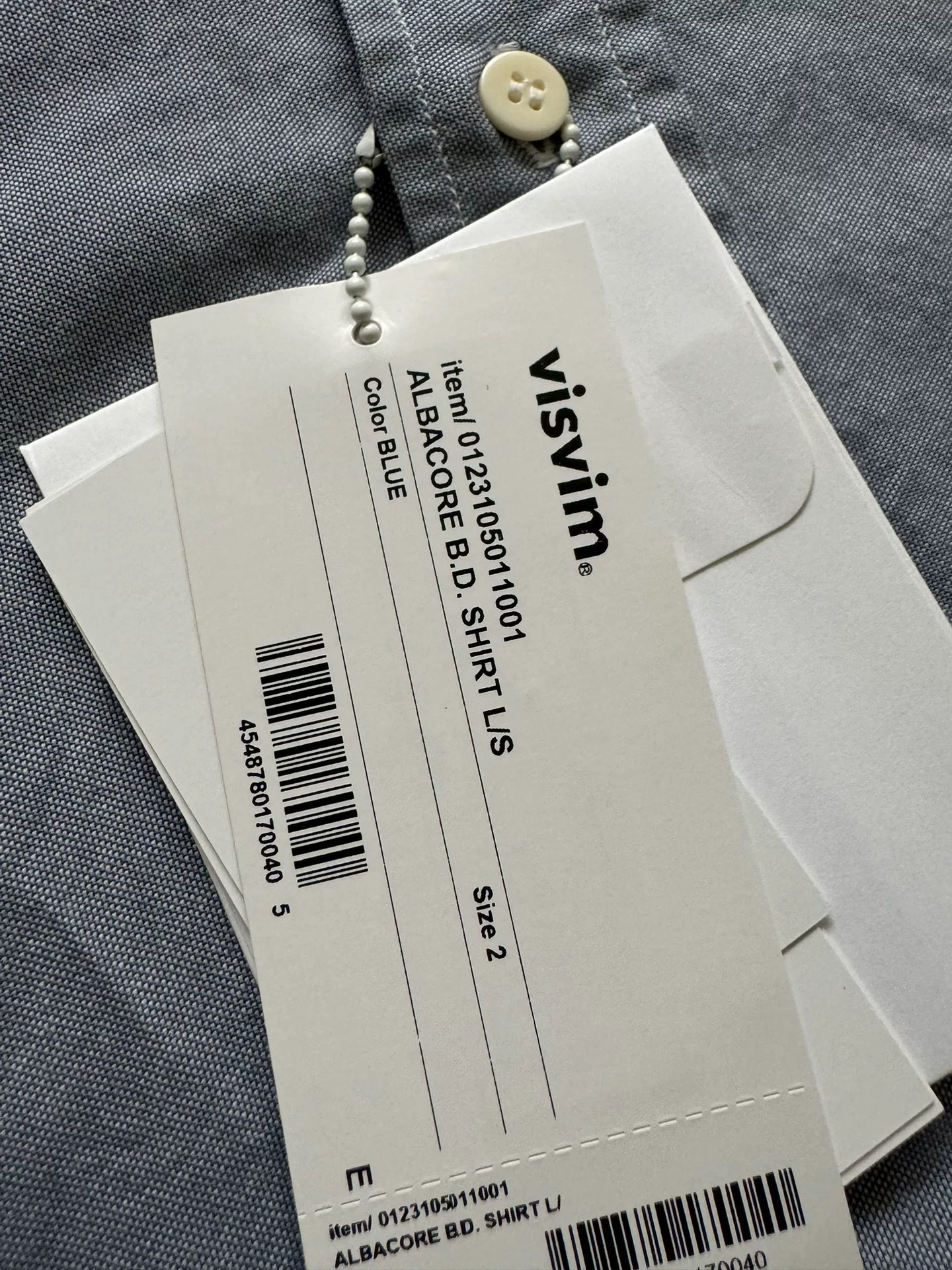 VISVIM ALBACORE B.D. SHIRT L/S — front
