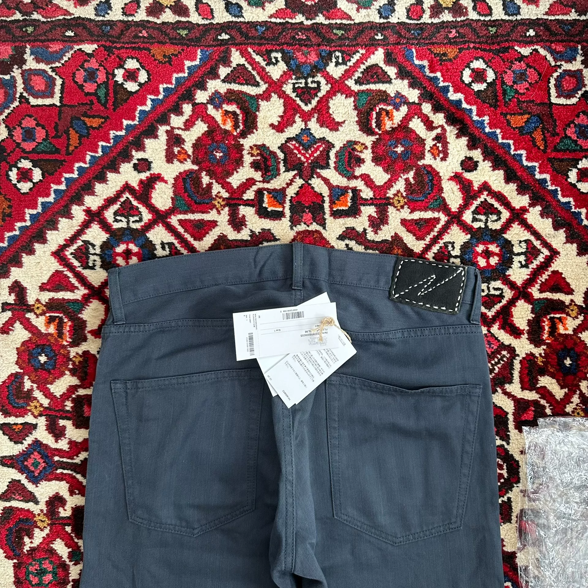 visvim 23AW ICT Fluxus 01 Slim Pants — label