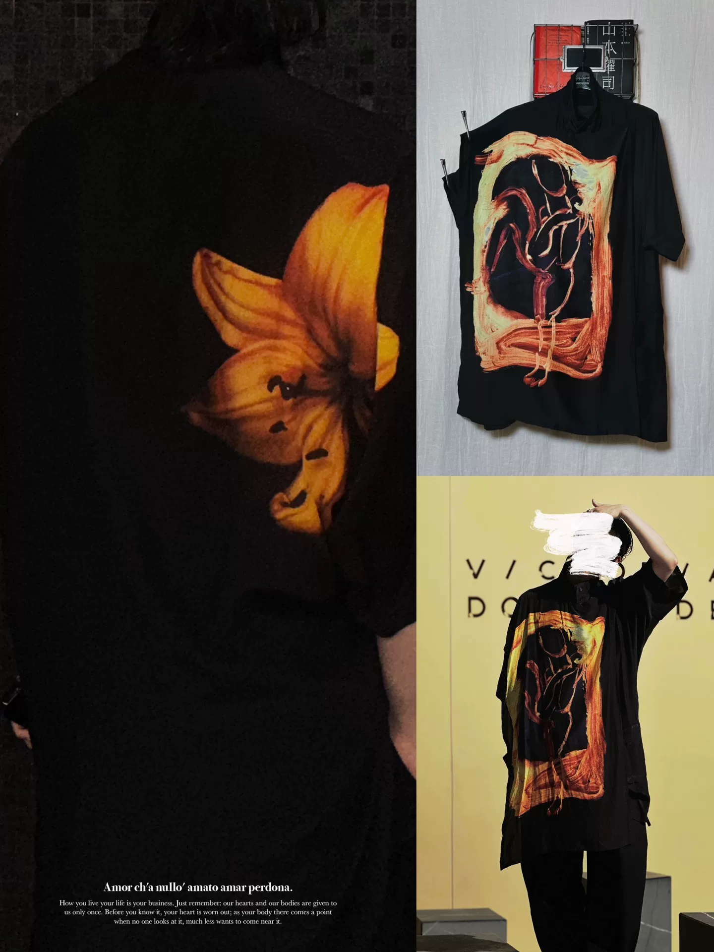 Yohji Yamamoto x Yuuka Asakura Silk Shirt