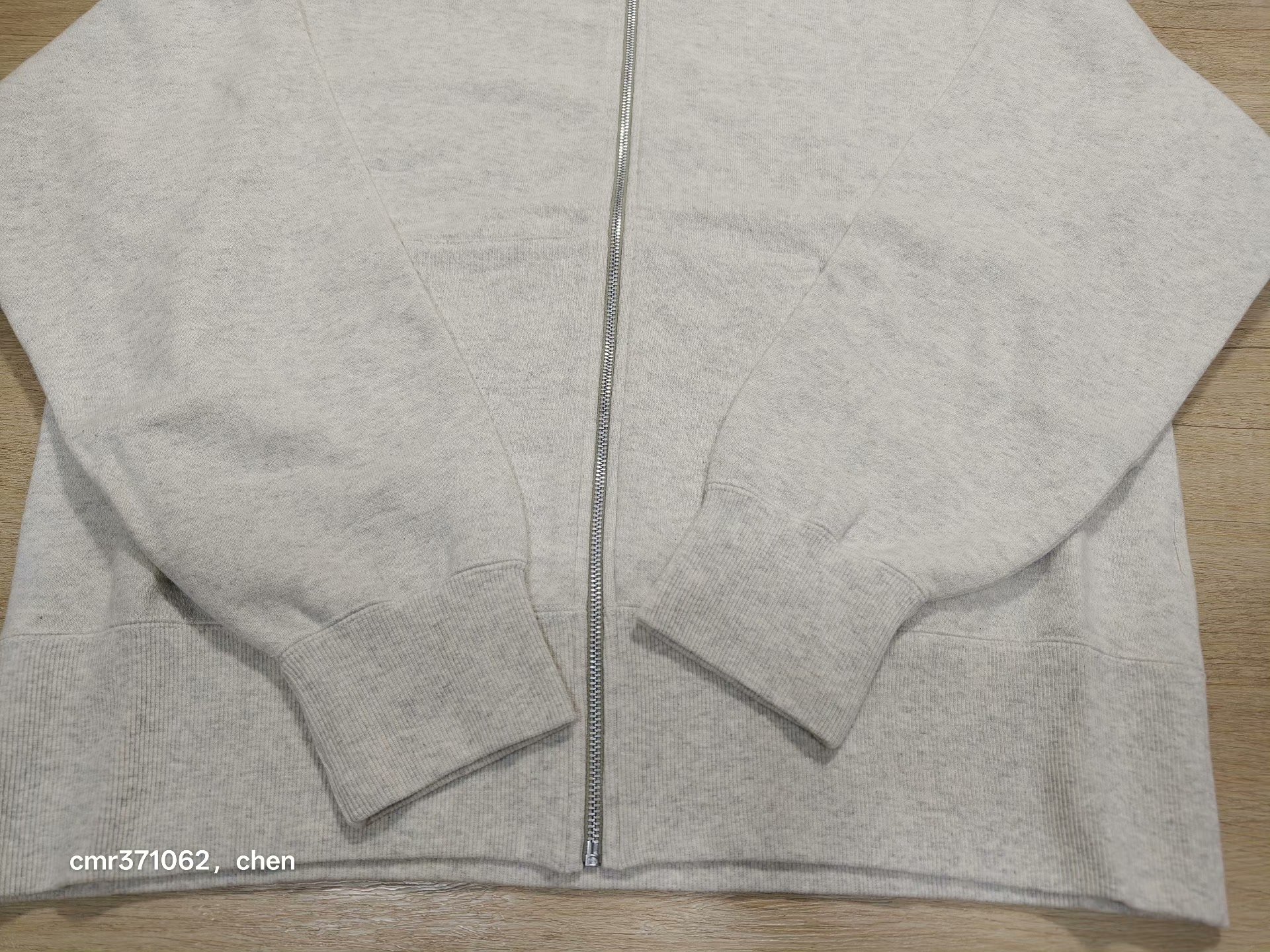 visvim 26ss Court Hoodie F.Z — detail