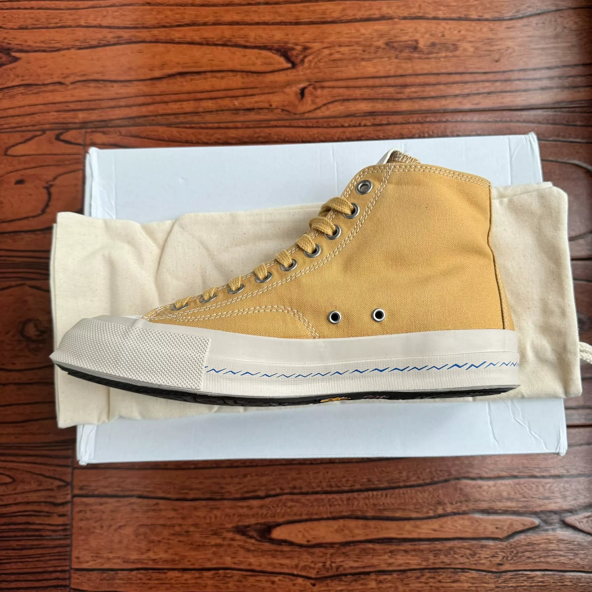 Visvim Skagway HI Patten Canvas Shoes — back