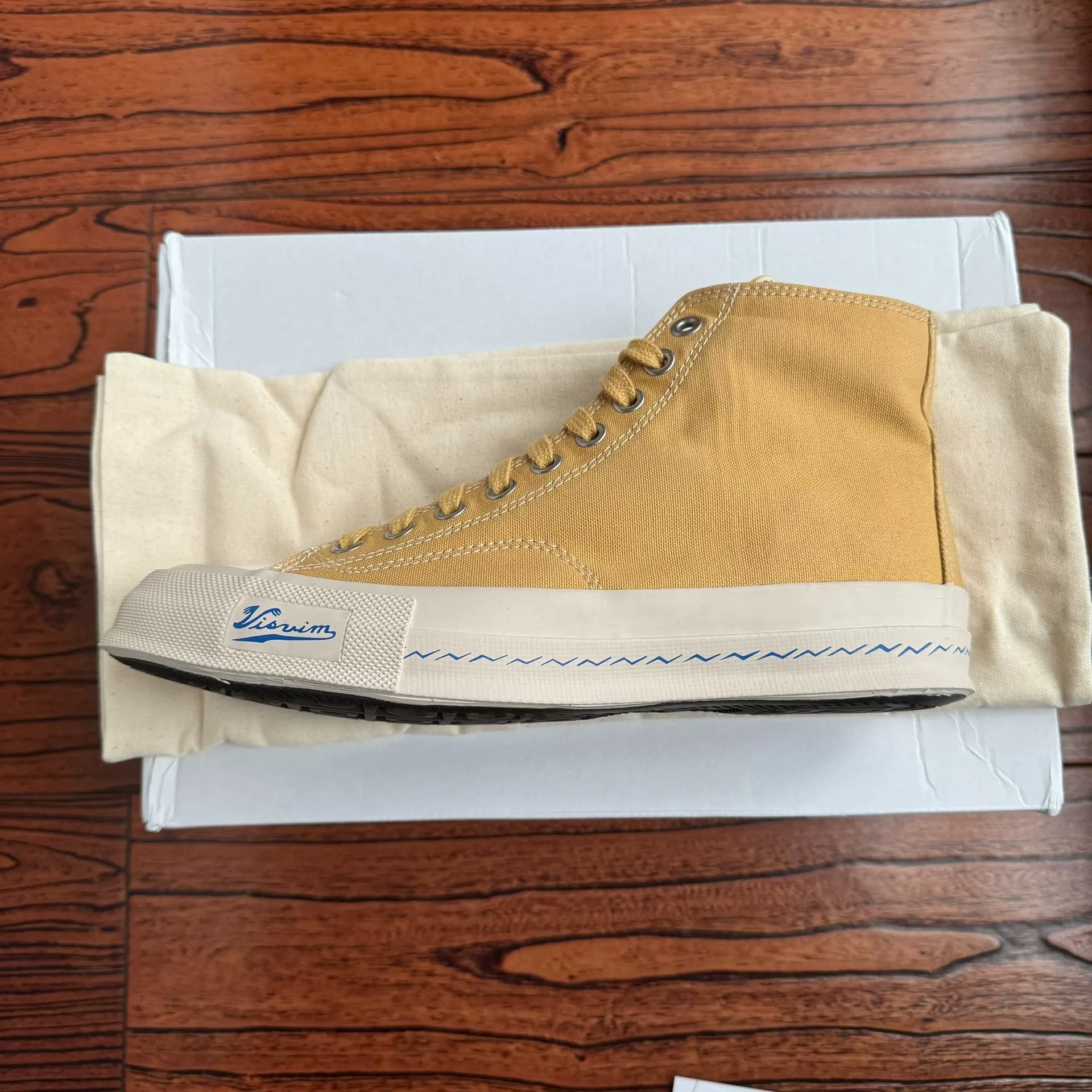 Visvim Skagway HI Patten Canvas Shoes — detail