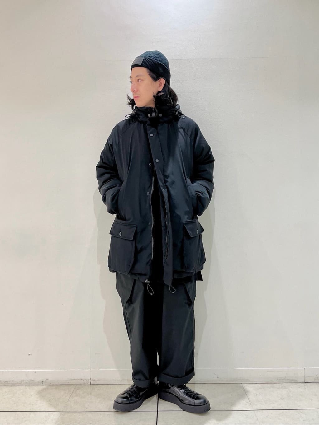 Yohji Yamamoto 19AW Hooded Down Jacket — front