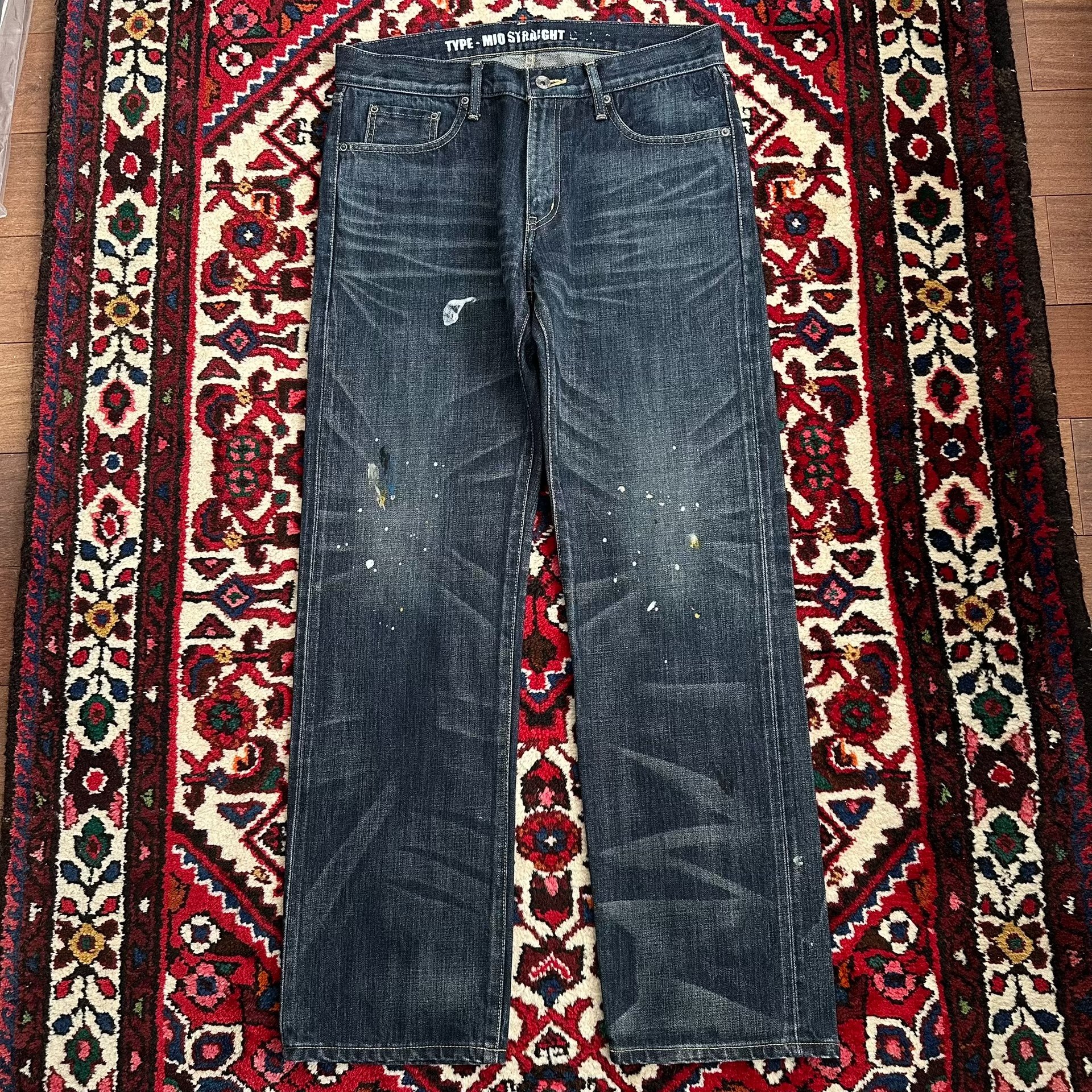 Neighborhood 08EX Splatter Paint Jeans