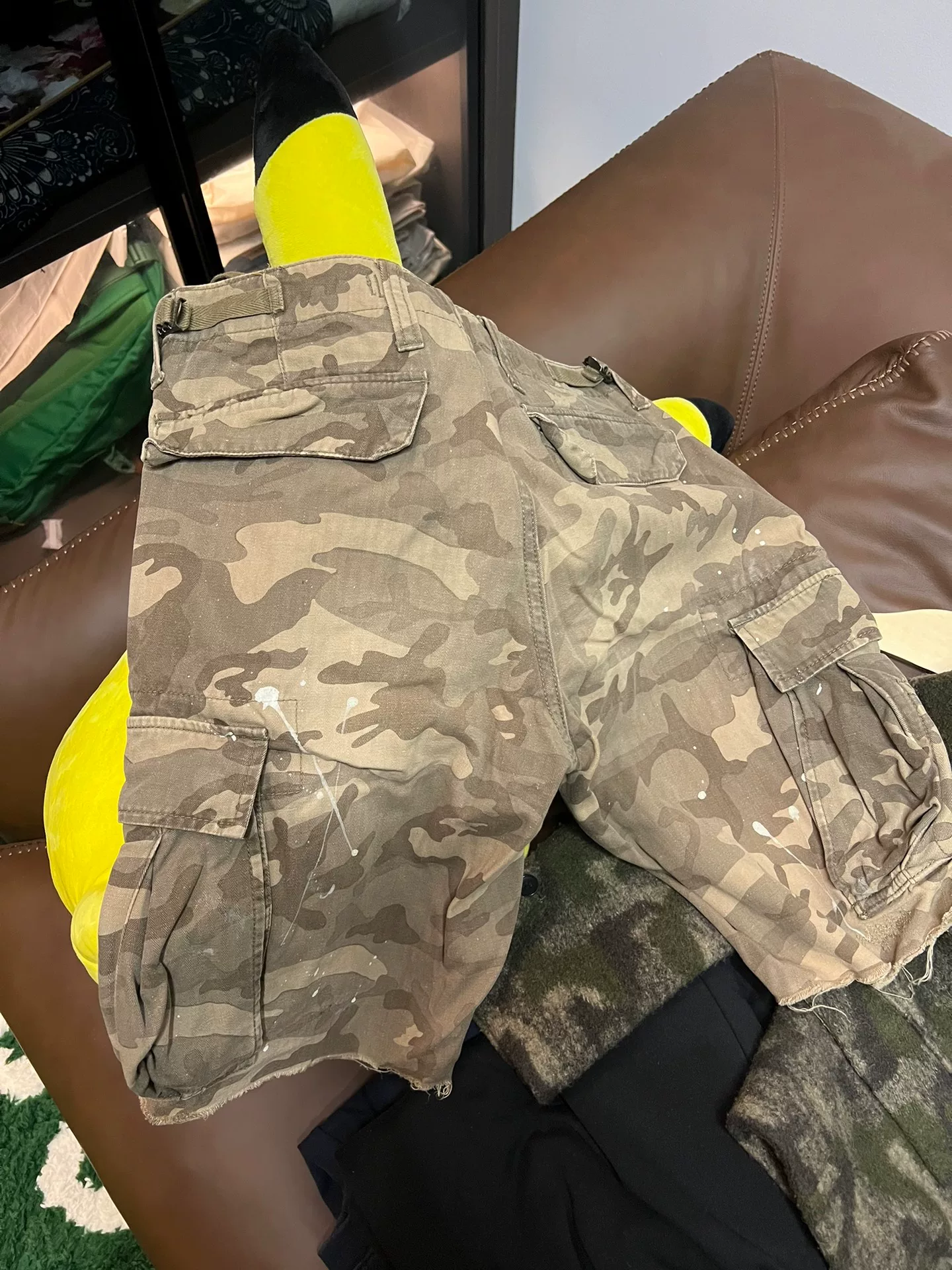 sophnet. Camouflage Cargo Shorts — detail