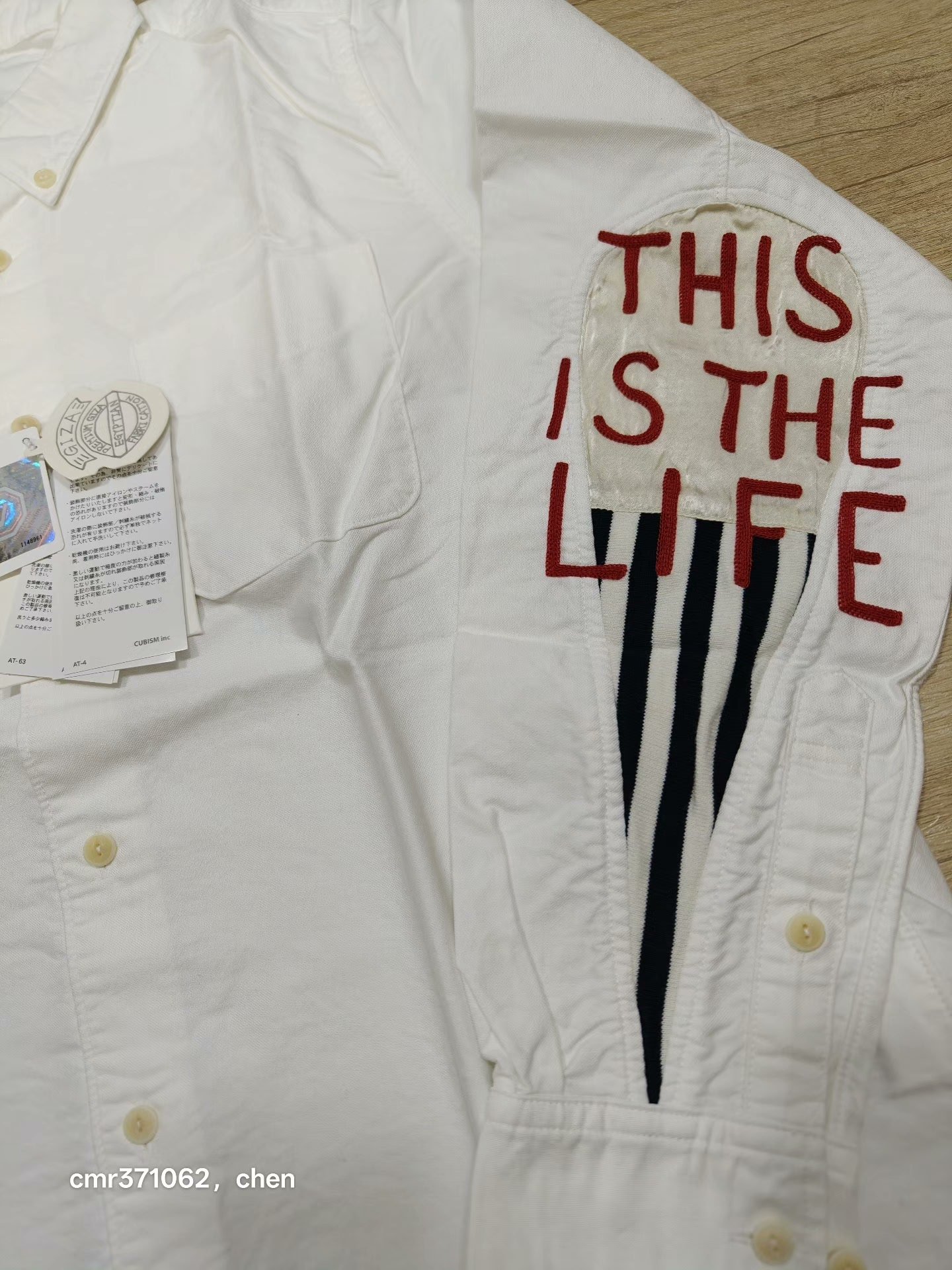 visvim 19AW Spot Albacore Lungta L/S — detail