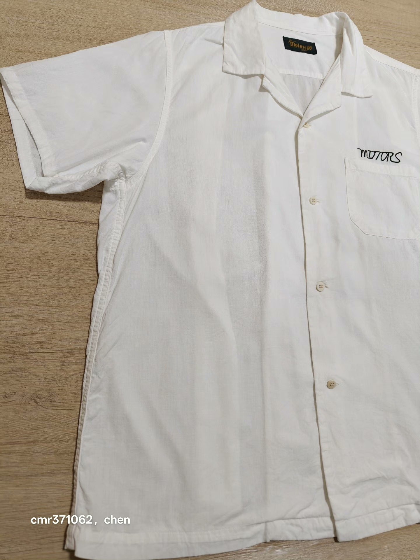 VISVIM HACKING SHIRT S/S MOTORS CLUB — detail