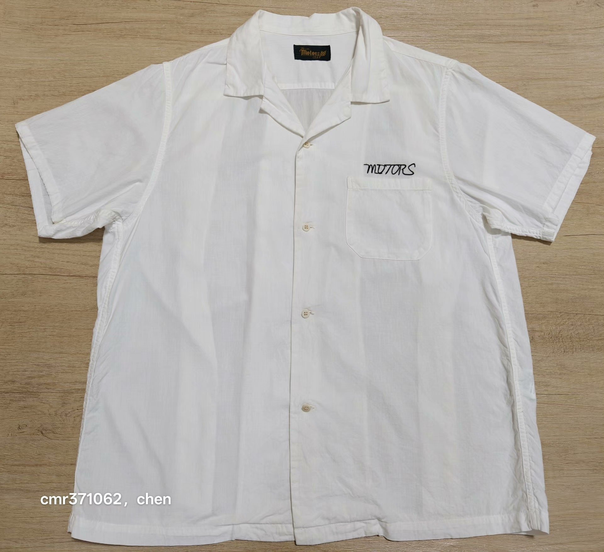VISVIM HACKING SHIRT S/S MOTORS CLUB