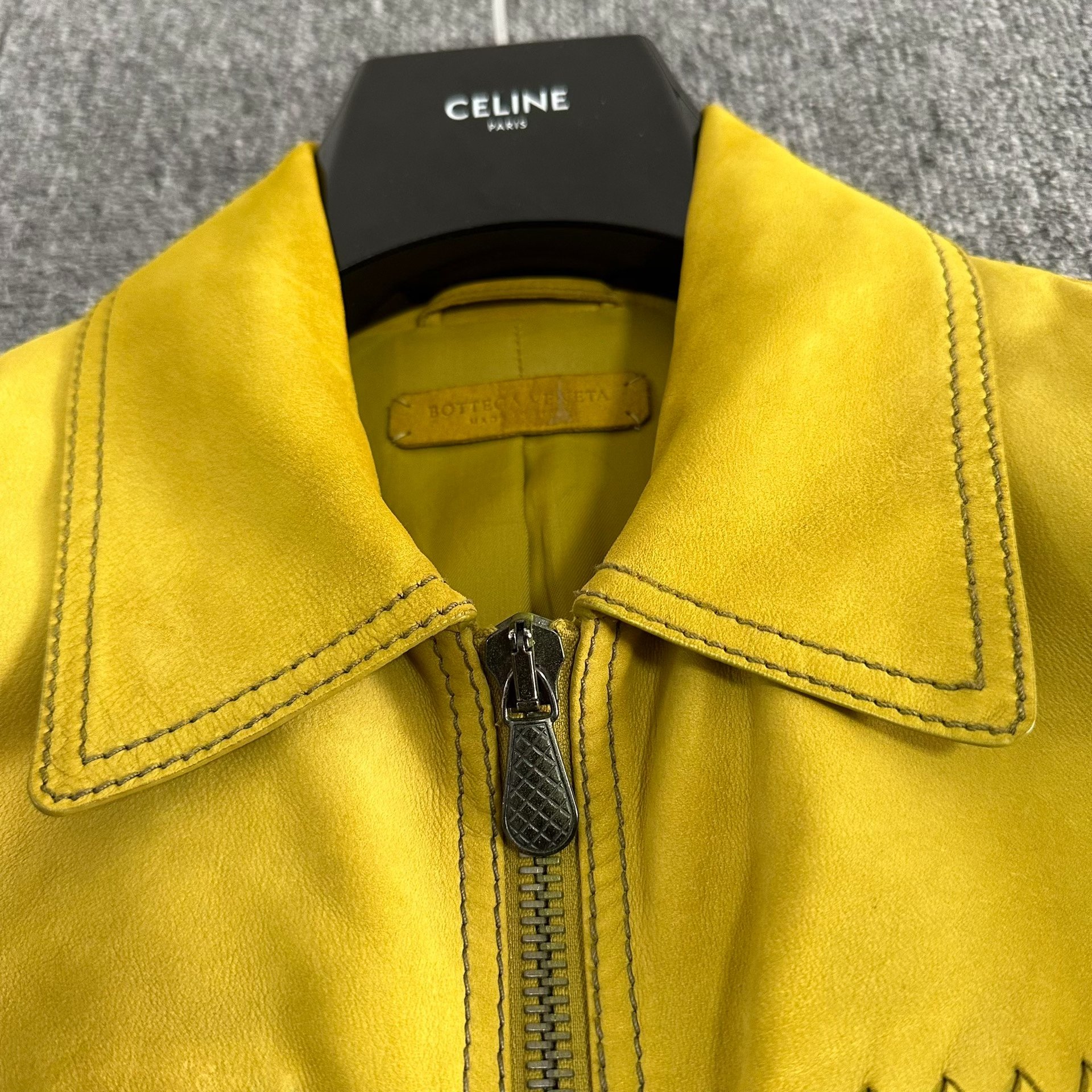 Bottega Veneta 2018 Suede Leather Jacket — front