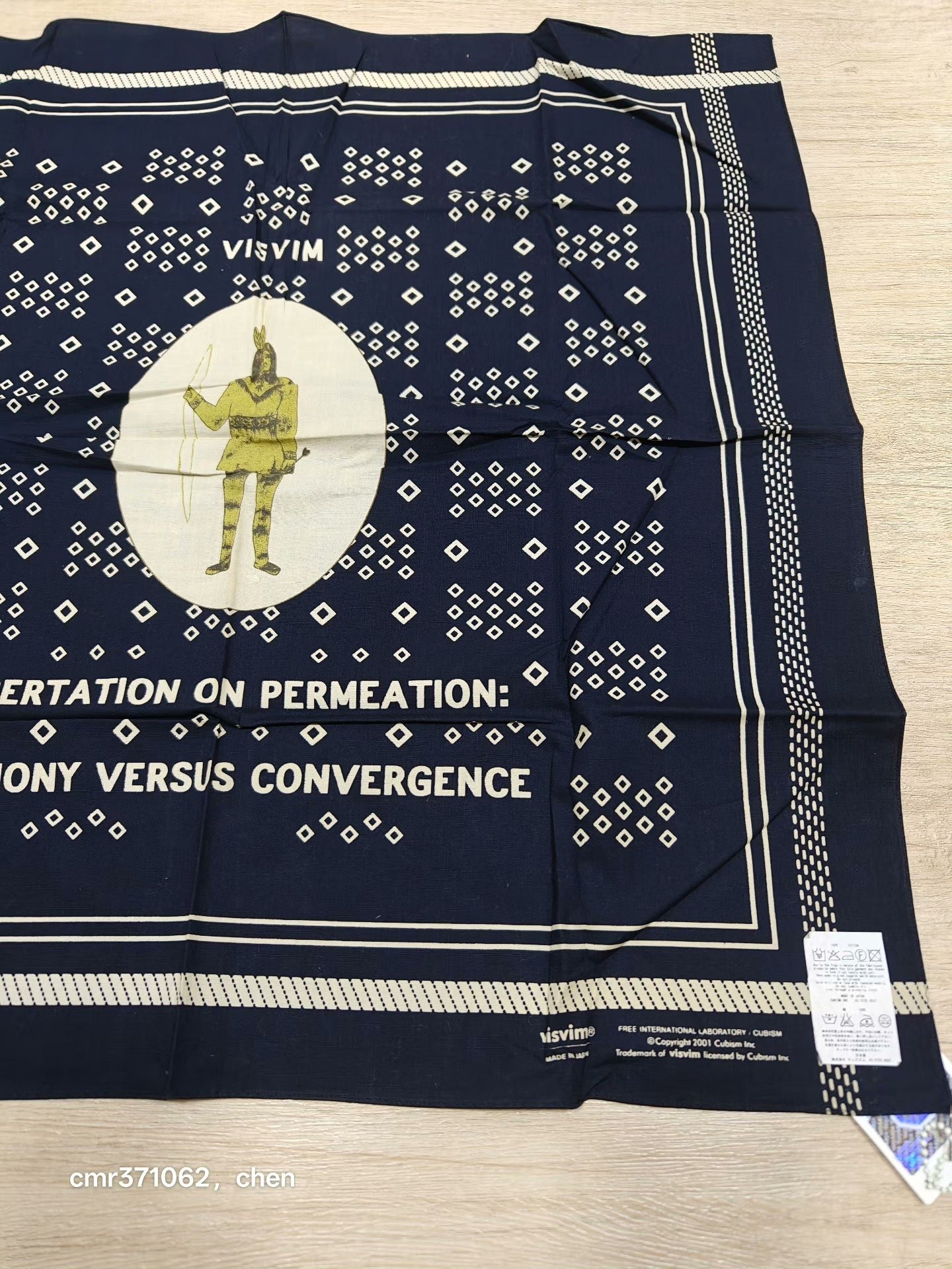 VISVIM STAGECOACH Indian Bandana — detail