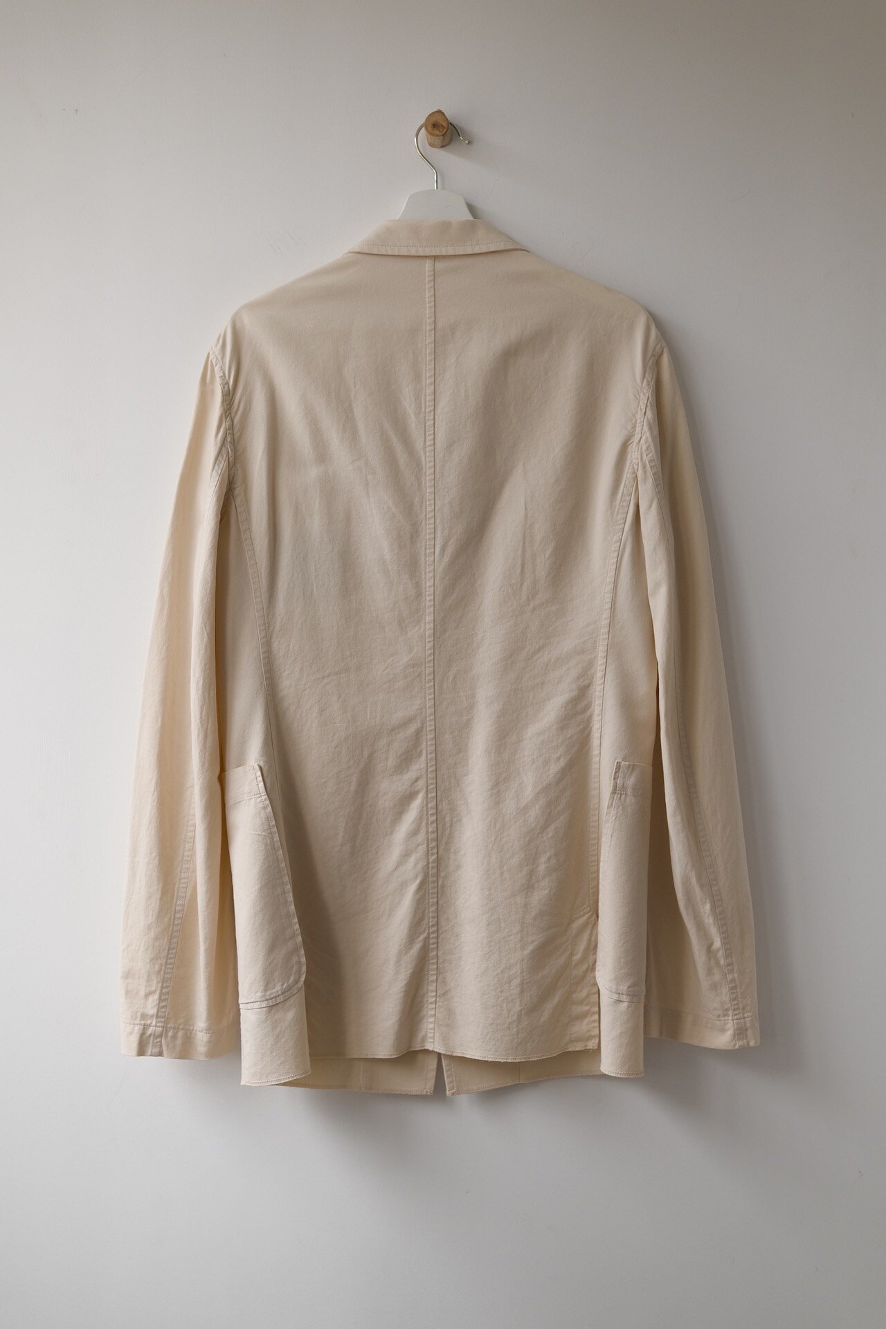 Yohji Yamamoto Y's Men's Doctor Jacket — label