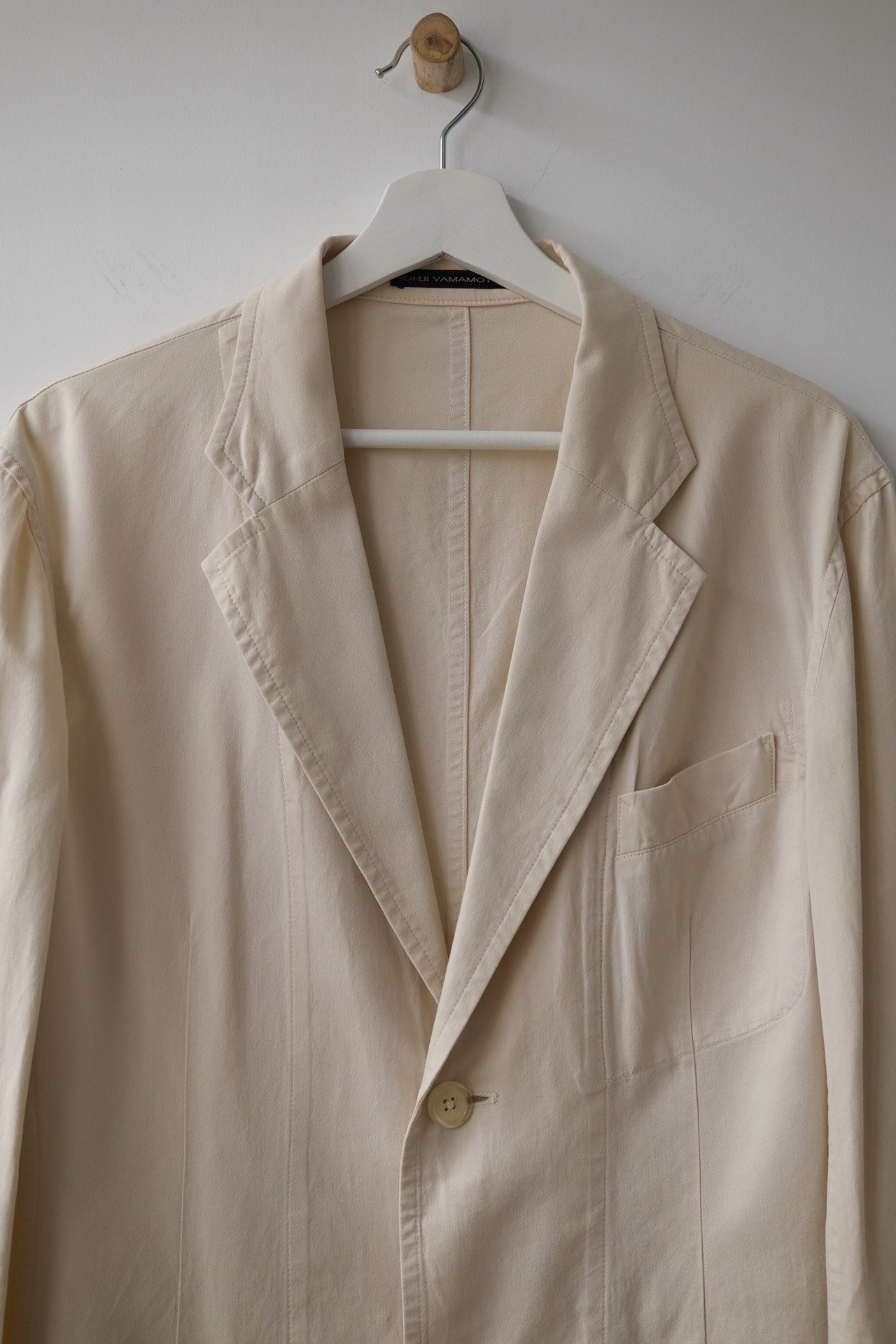 Yohji Yamamoto Y's Men's Doctor Jacket — back