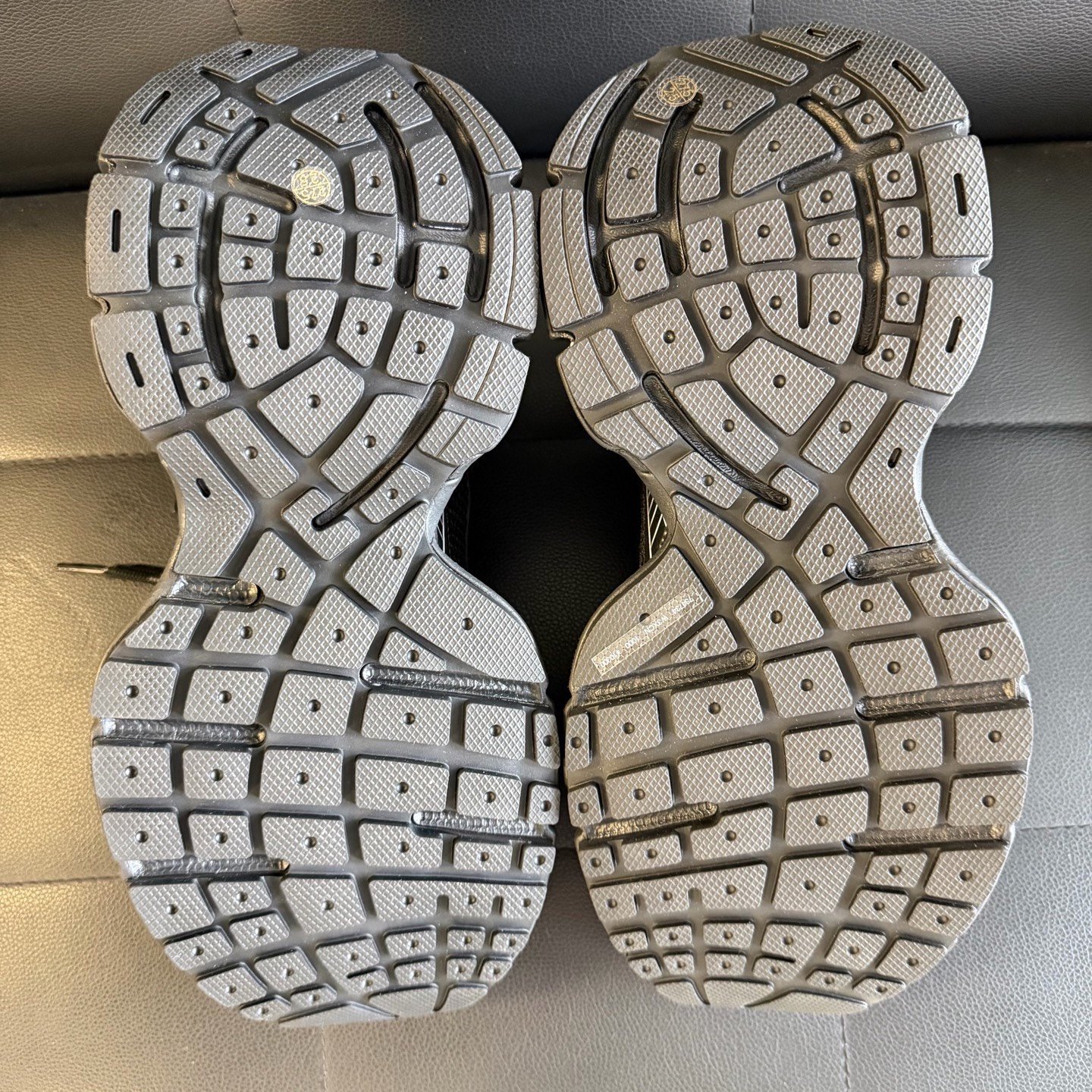 Balenciaga 3XL Distressed Low-Top Dad Shoes — label
