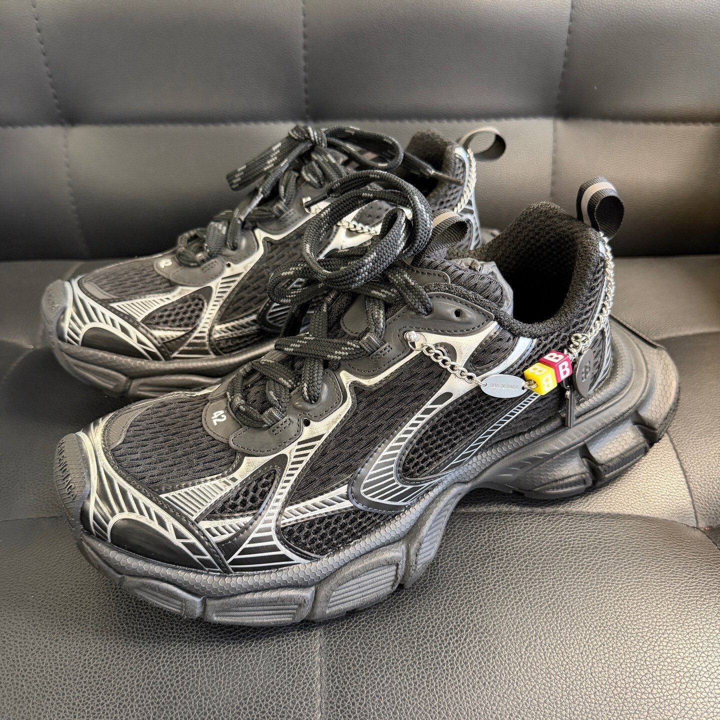 Balenciaga 3XL Distressed Low-Top Dad Shoes