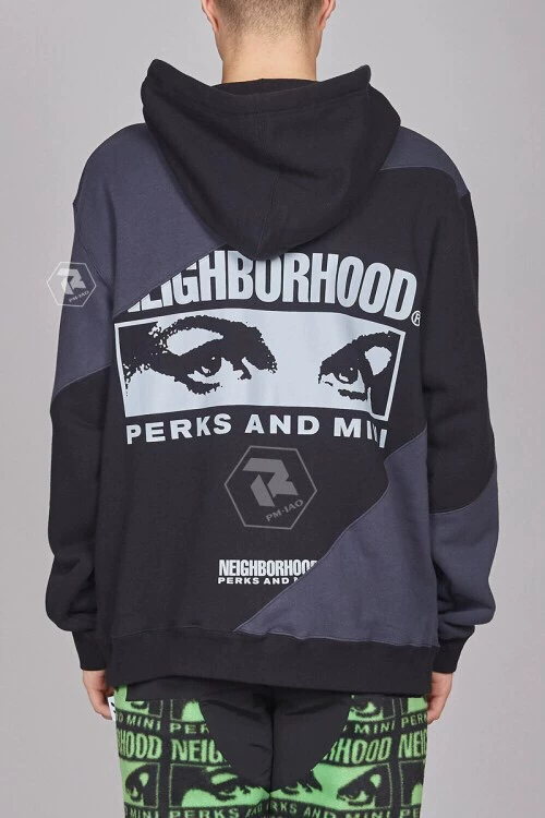 NEIGHBORHOOD X P.A.M. NHPM Paneled Sweatshirt — detail