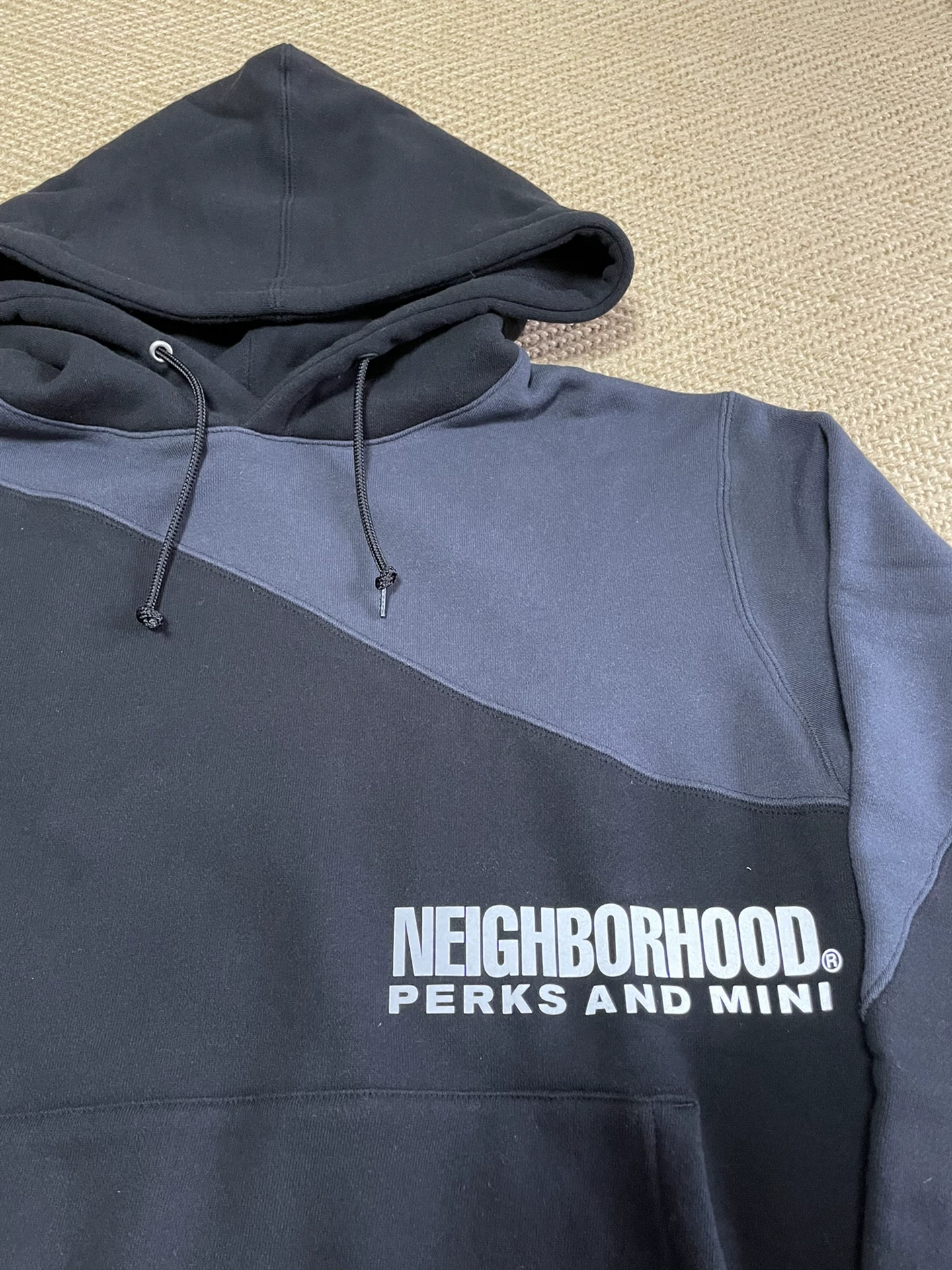 NEIGHBORHOOD X P.A.M. NHPM Paneled Sweatshirt — back