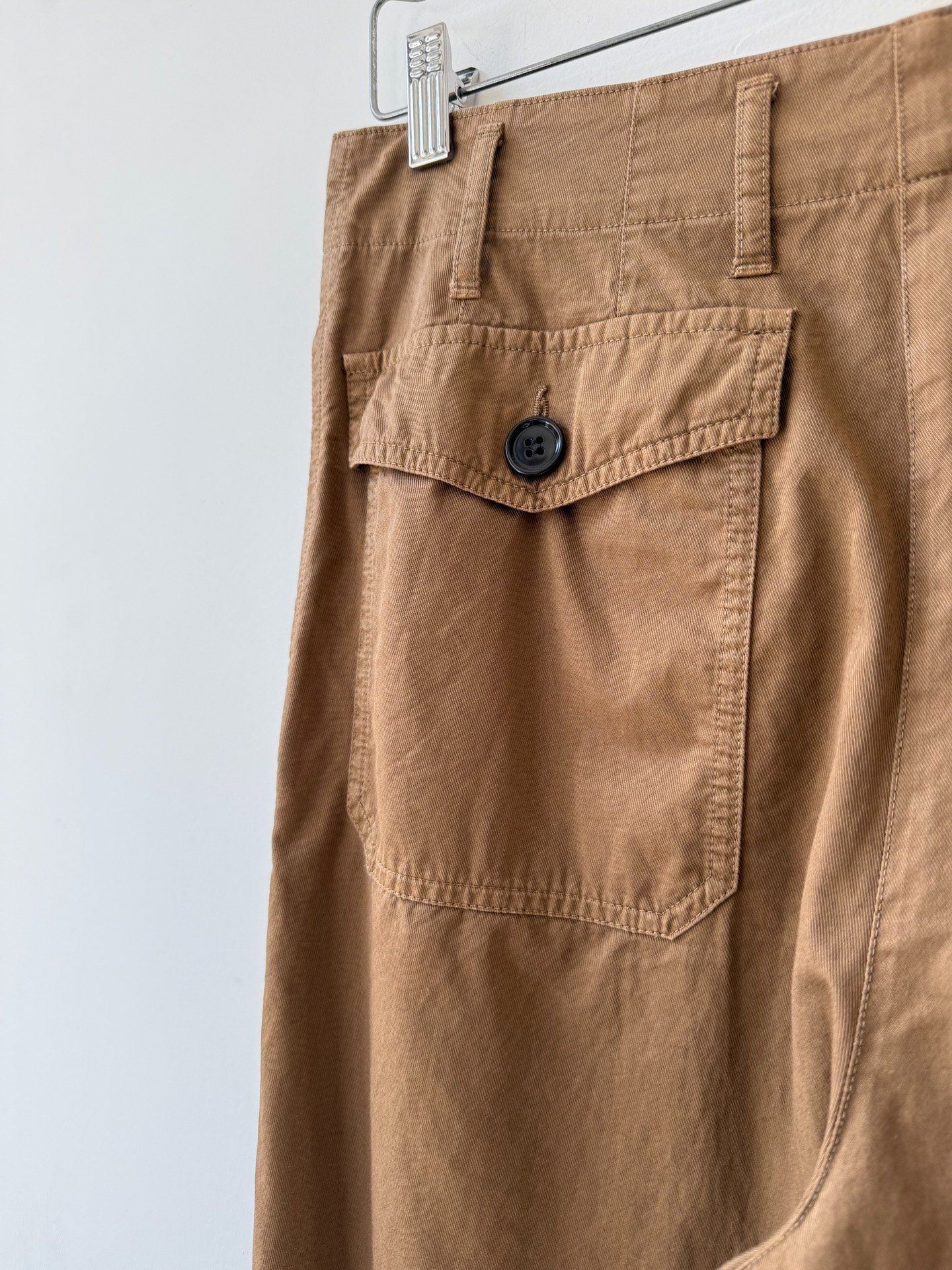 Dries Van Noten Pleated Cotton Trousers — label