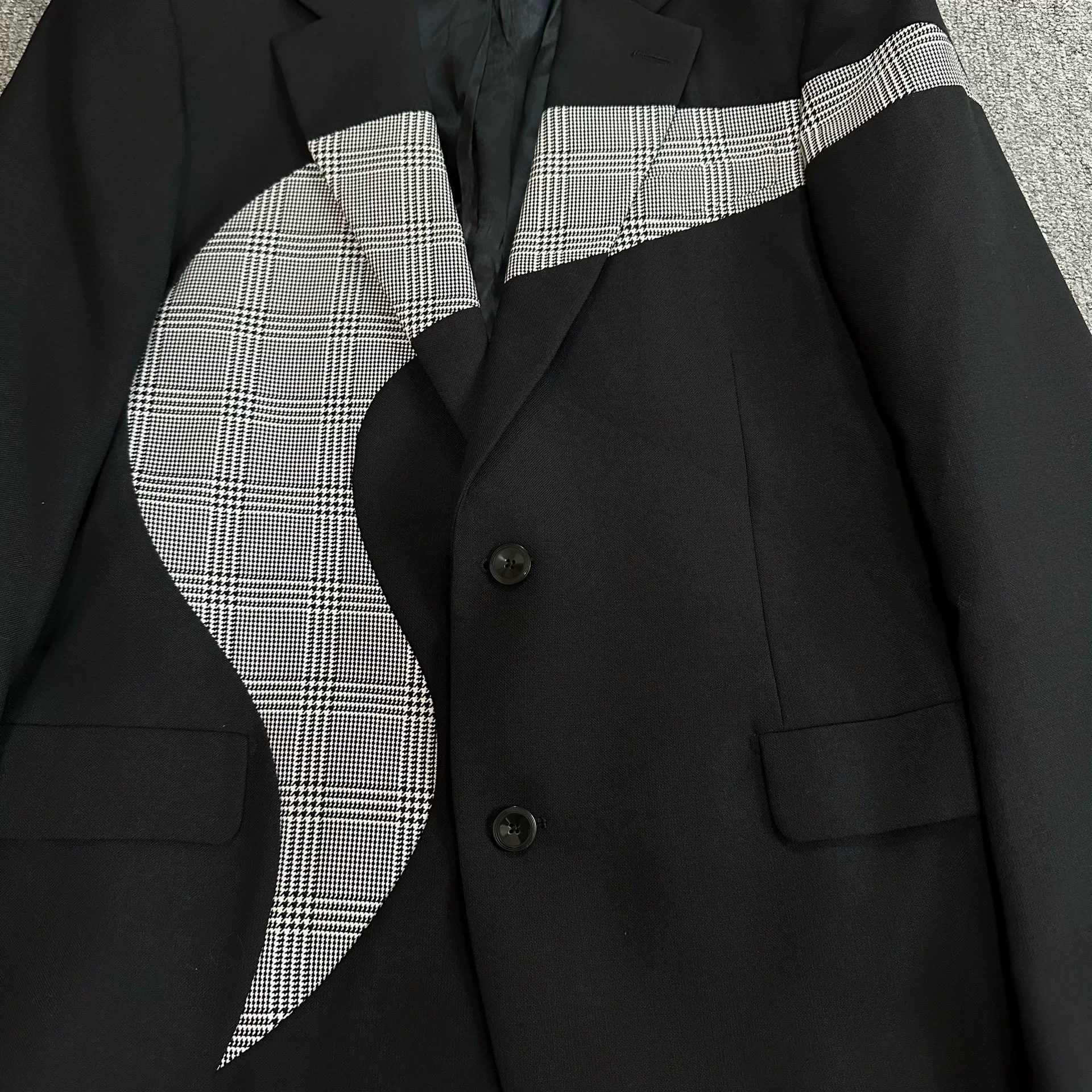 Alexander McQueen 15ss Checkered Blazer — front