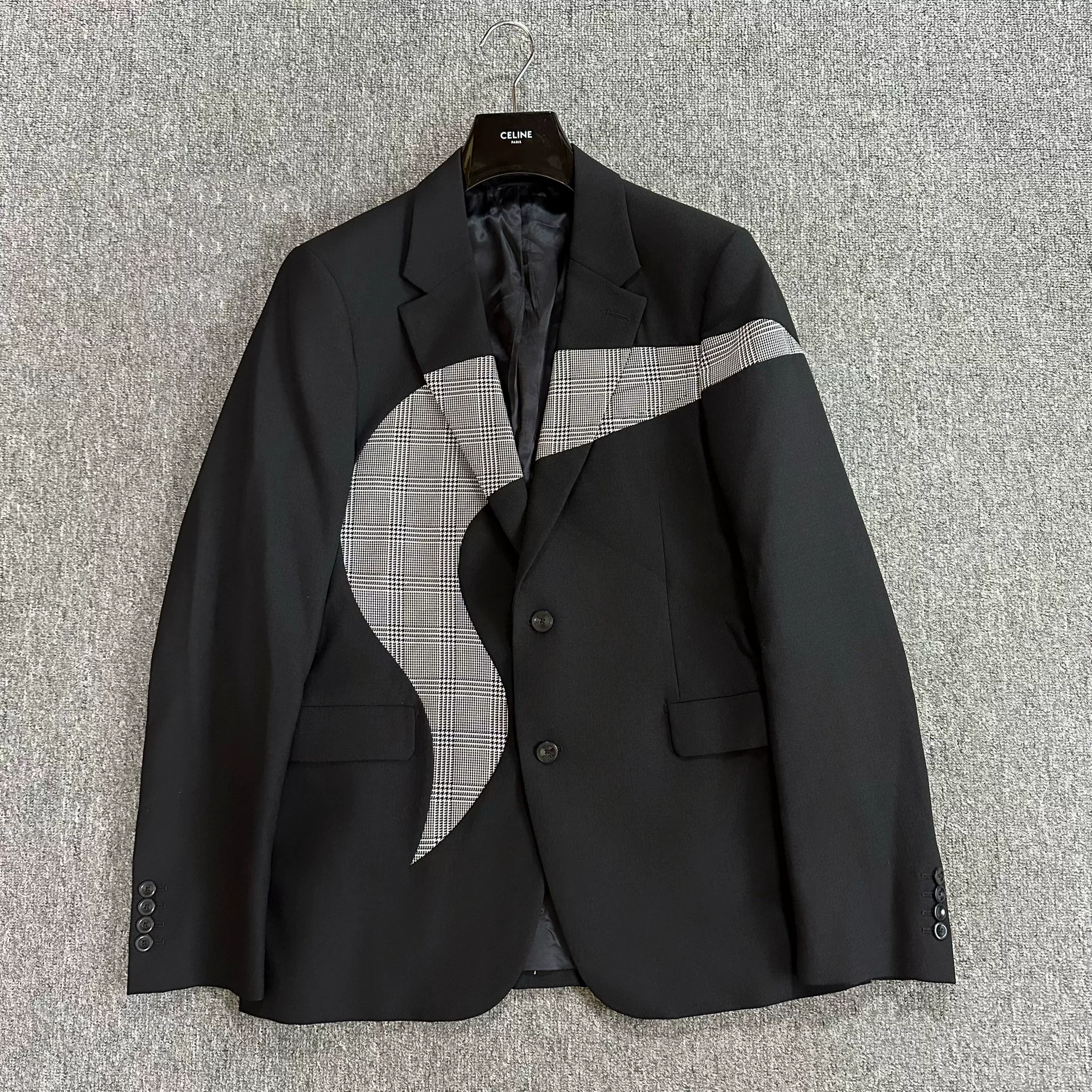 Alexander McQueen 15ss Checkered Blazer