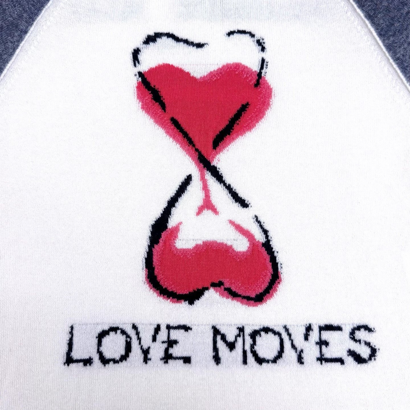 Dior Love Hourglass Slogan Cashmere Sweater — back