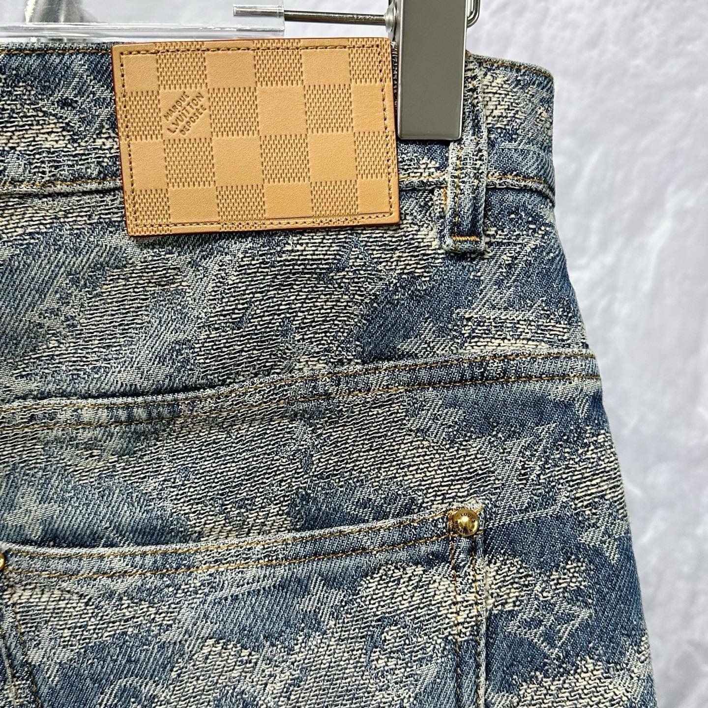 Louis Vuitton Monogram Skate Denim Pants — detail