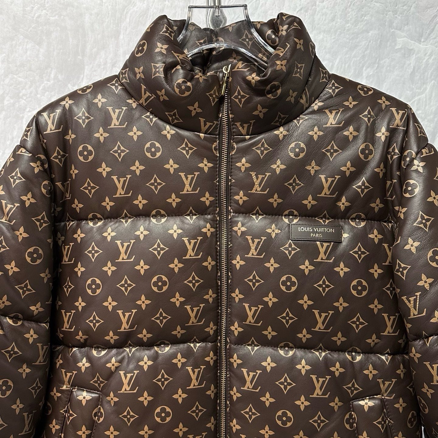 Louis Vuitton SS26 Monogram Puffer Jacket — front