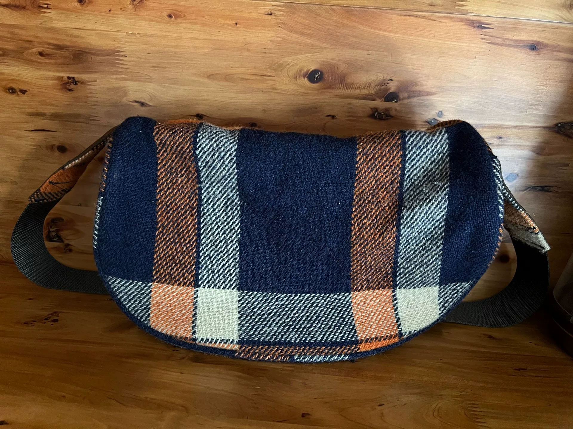 The North Face x Harris Tweed Plaid Bag — front