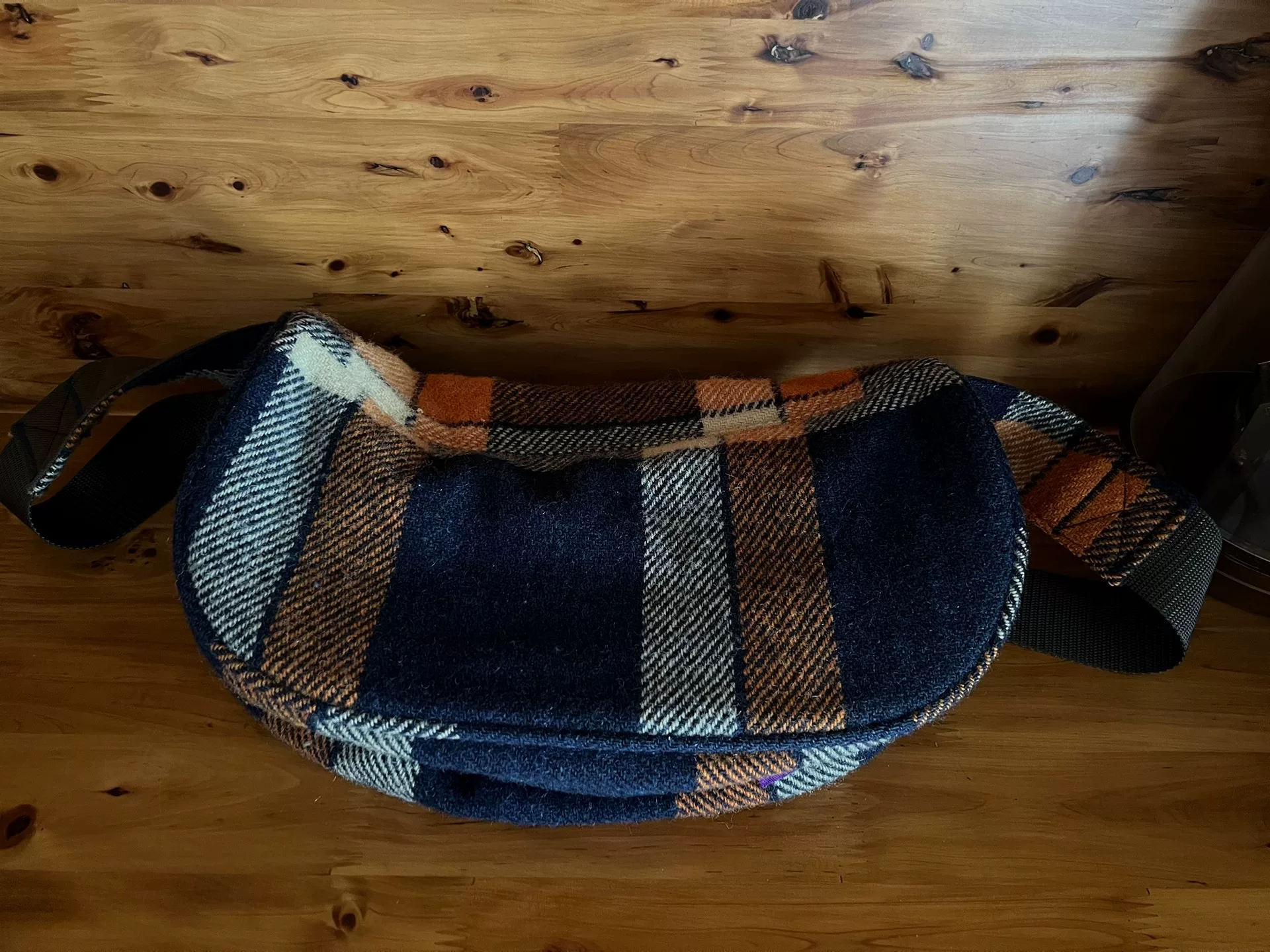 The North Face x Harris Tweed Plaid Bag — back