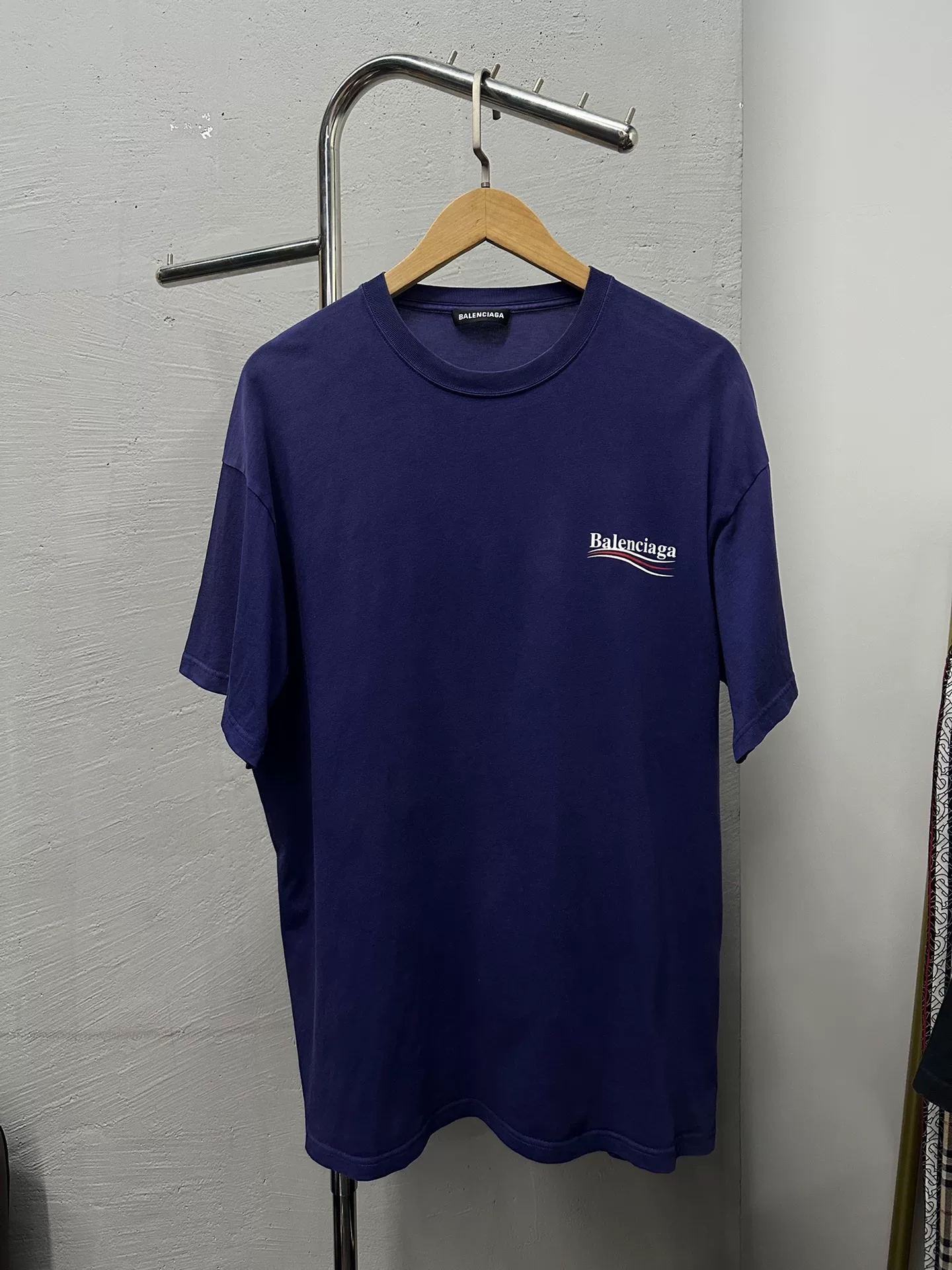 Balenciaga Cola Logo Purple T-shirt