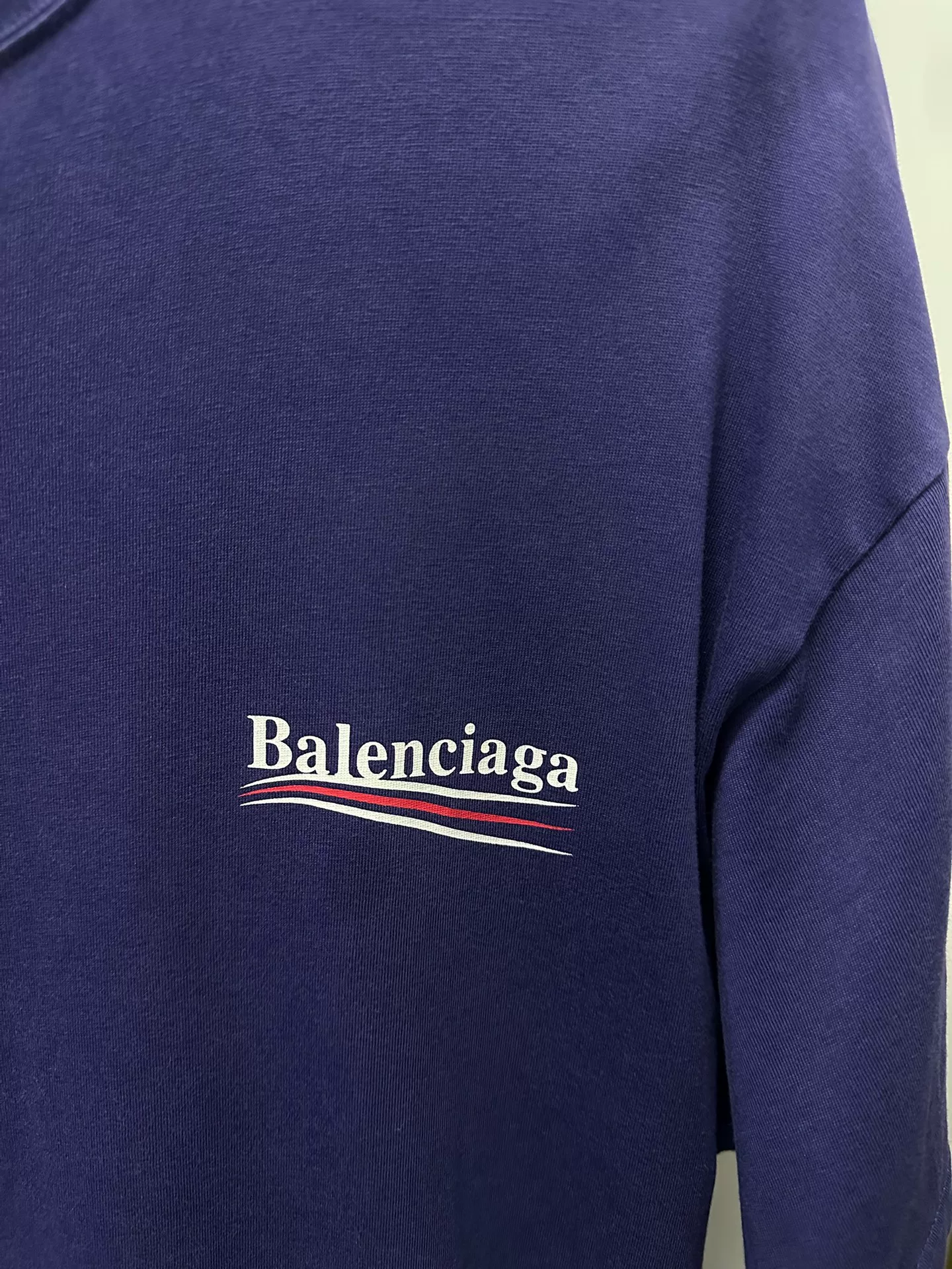 Balenciaga Cola Logo Purple T-shirt — detail