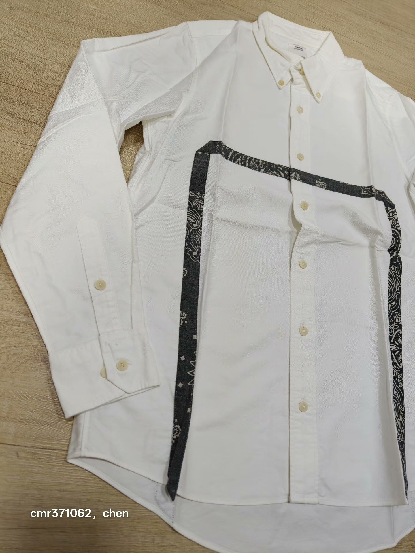 visvim 18ss V+V 5nation Paisley Shirt — detail