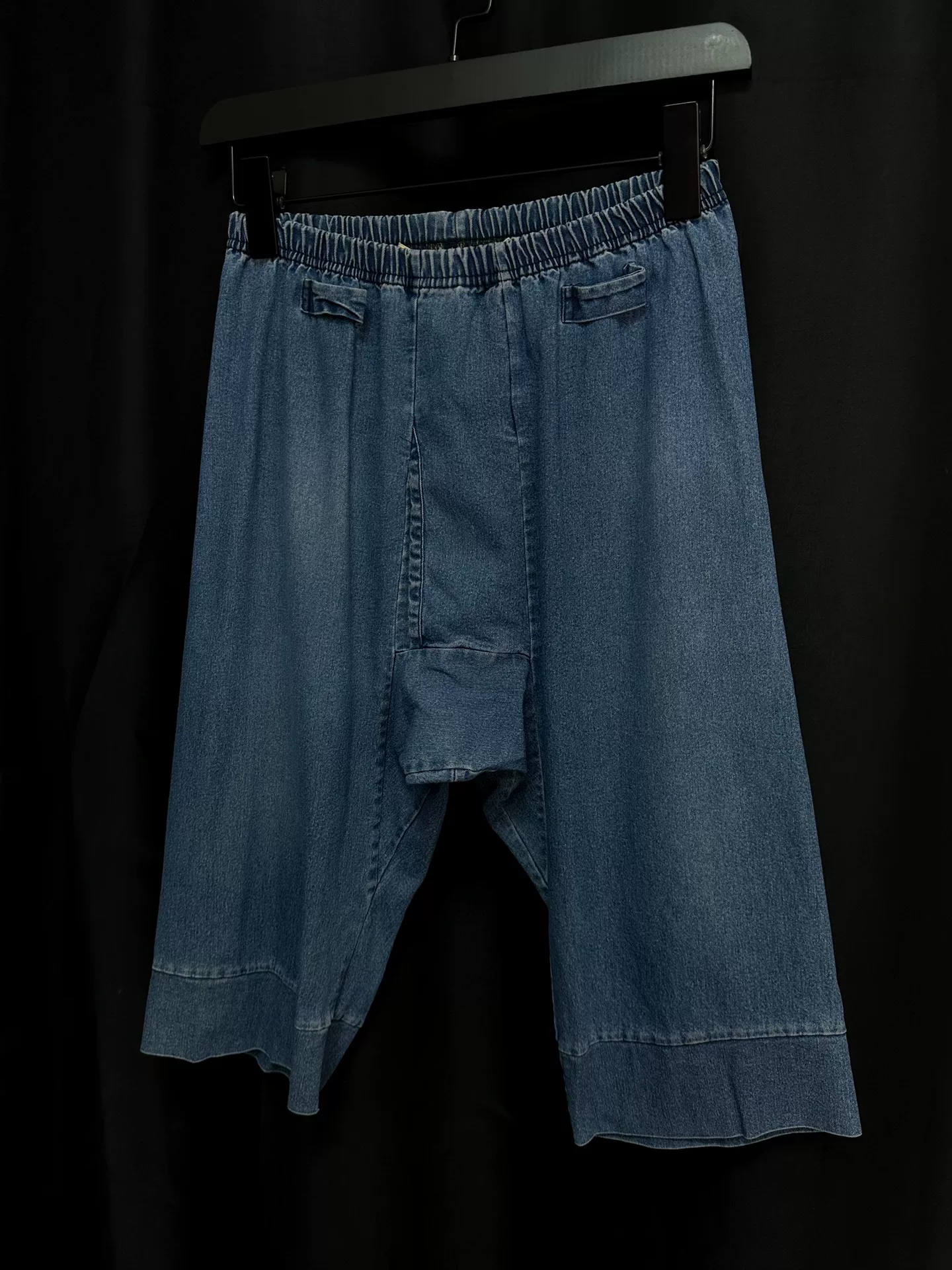 Carol Christian Poell Early Distressed Denim Shorts — detail