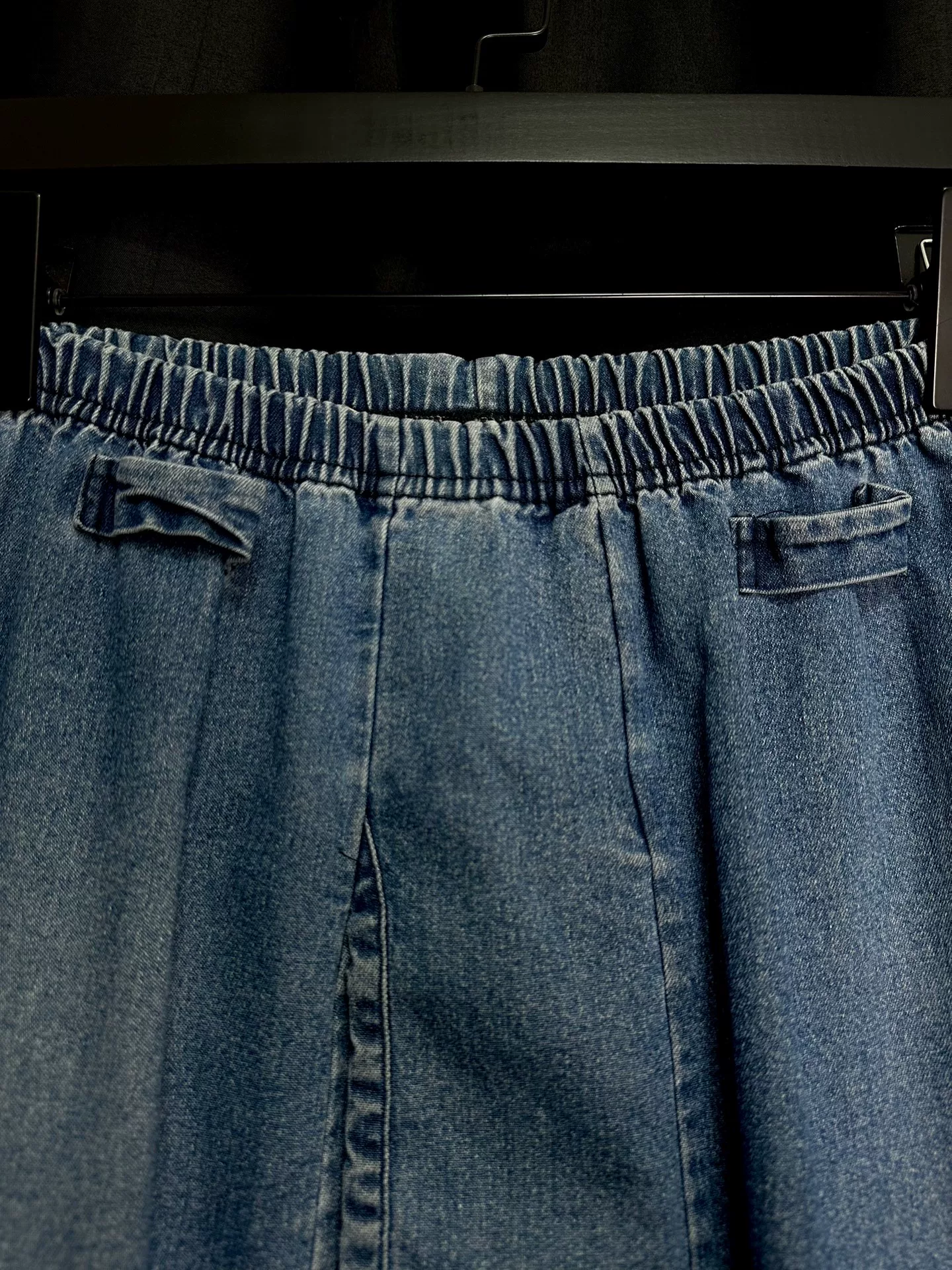 Carol Christian Poell Early Distressed Denim Shorts — back