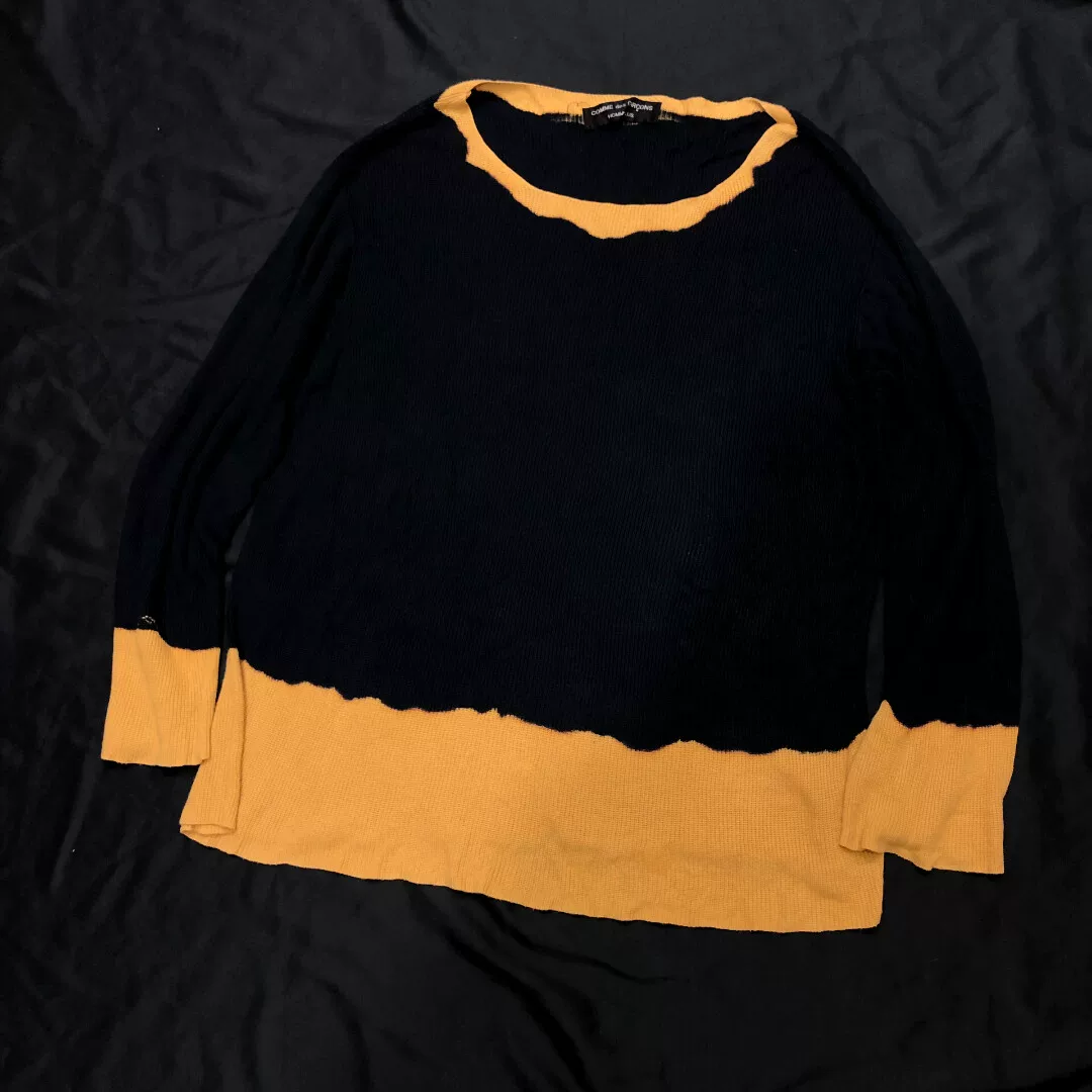 Comme des Garçons 93AW Runway Knit — detail