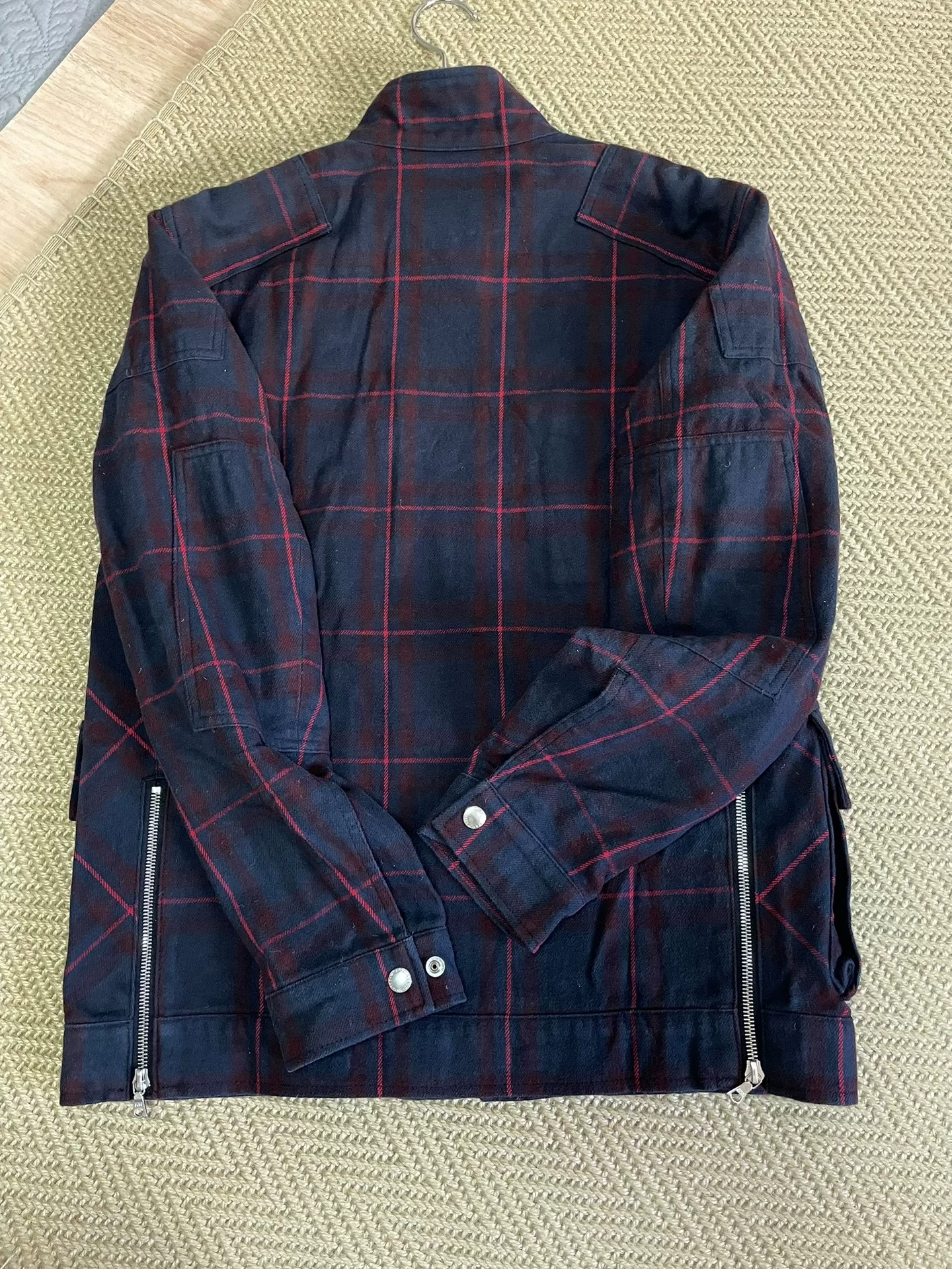 WTAPS M3 Twill Textile Diamond Biker Jacket — front