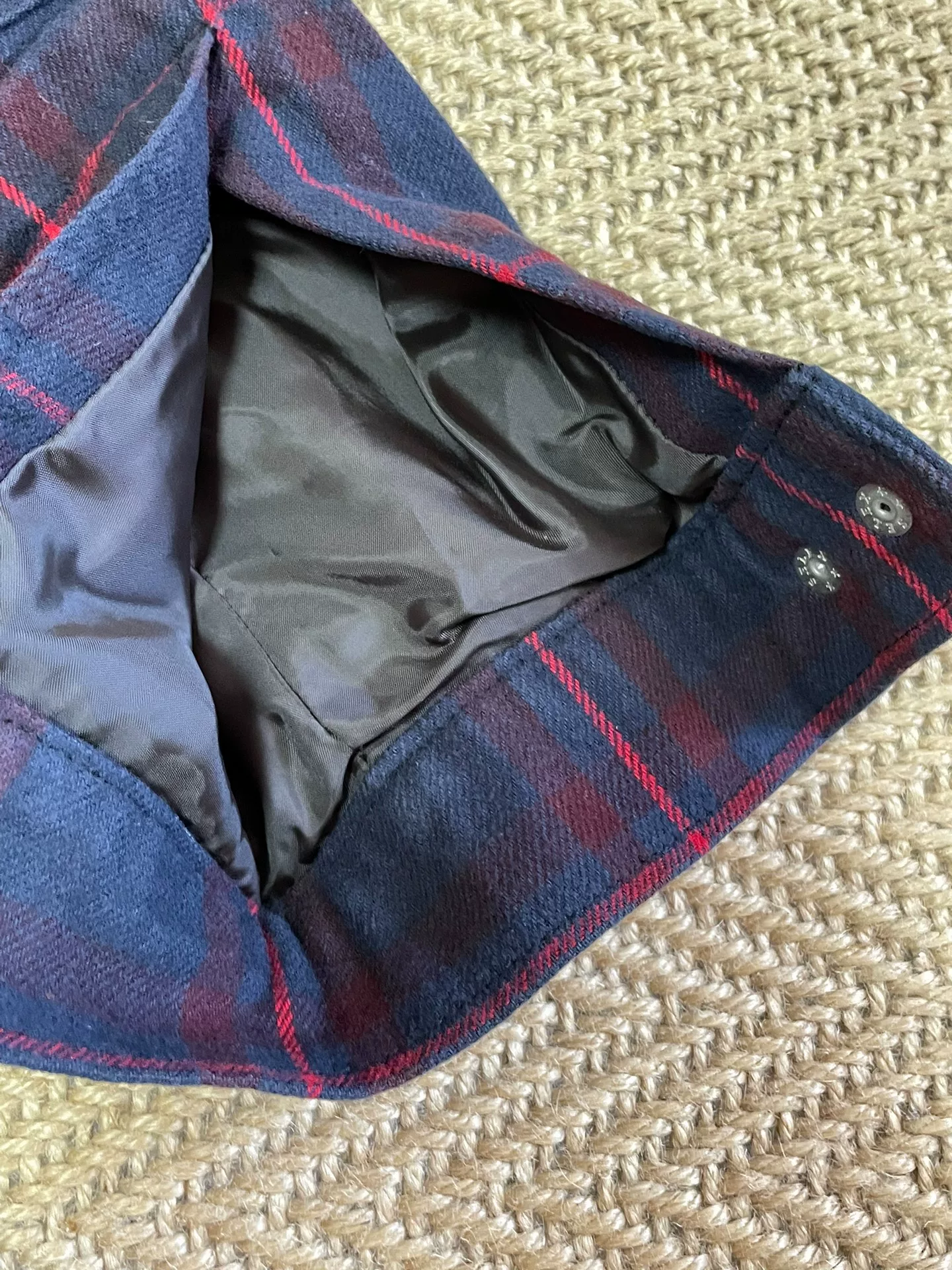 WTAPS M3 Twill Textile Diamond Biker Jacket — back