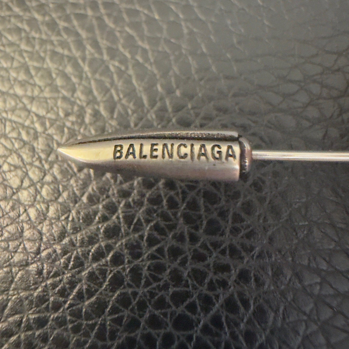 Balenciaga Gothic Sword Brooch Earrings — detail