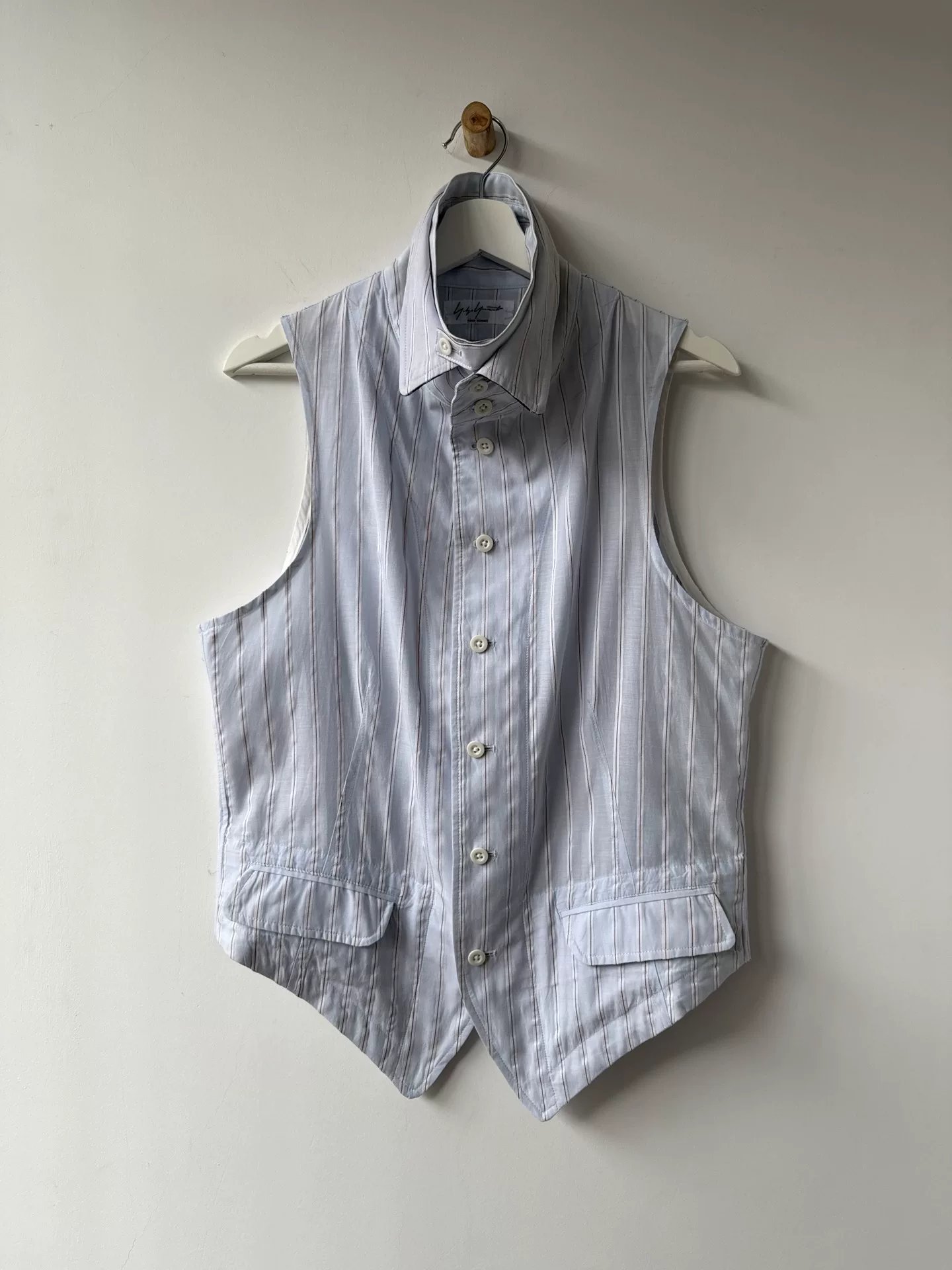 Yohji Yamamoto 11SS Embroidered Jacquard Vest — front