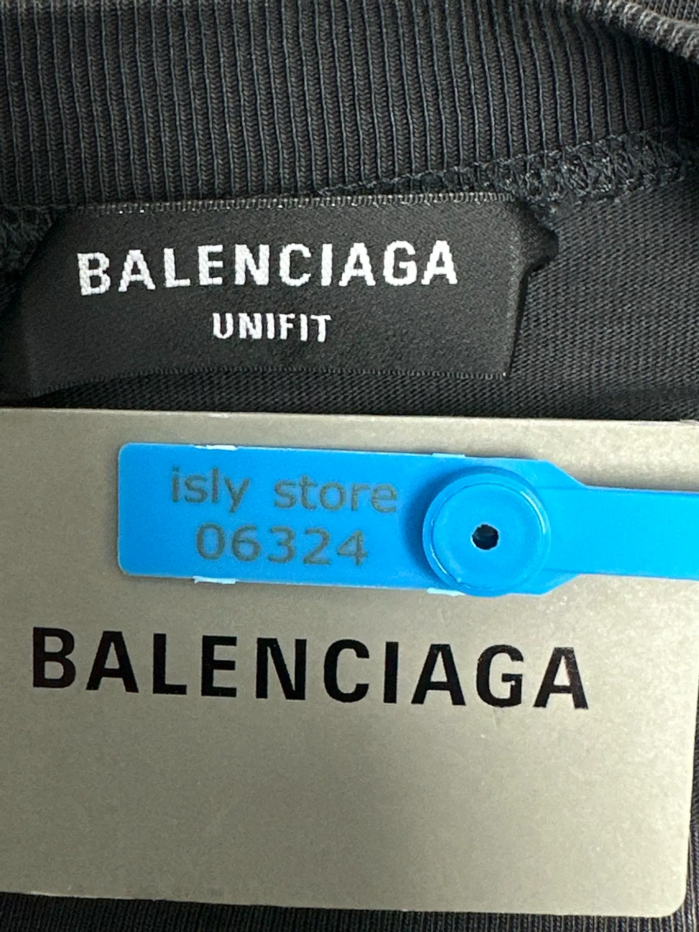 Balenciaga Vintage Red B Logo T-Shirt — back